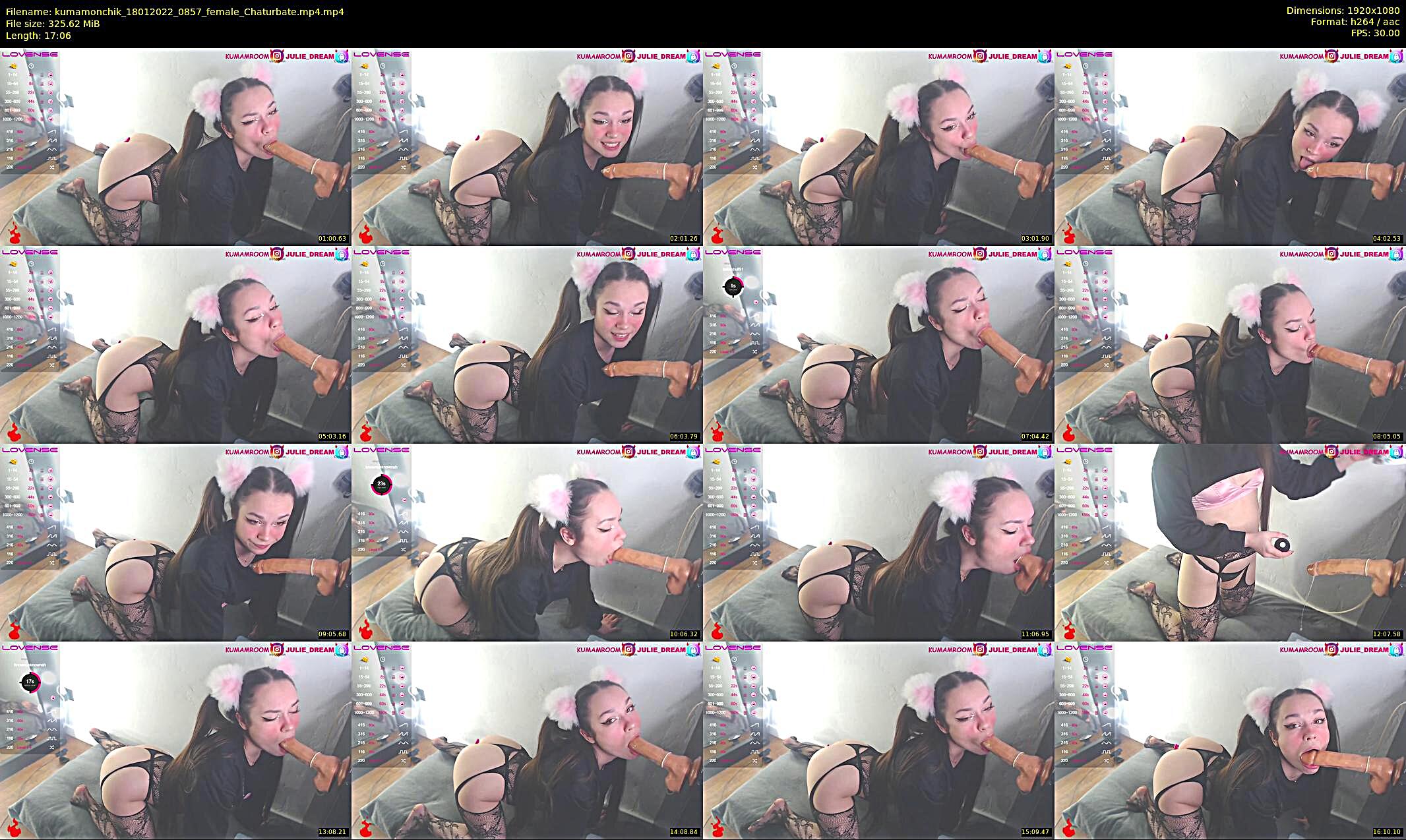 kumamonchik — 18 minute Chaturbate couple cam show recording, 1080p, Jan 18, 2022