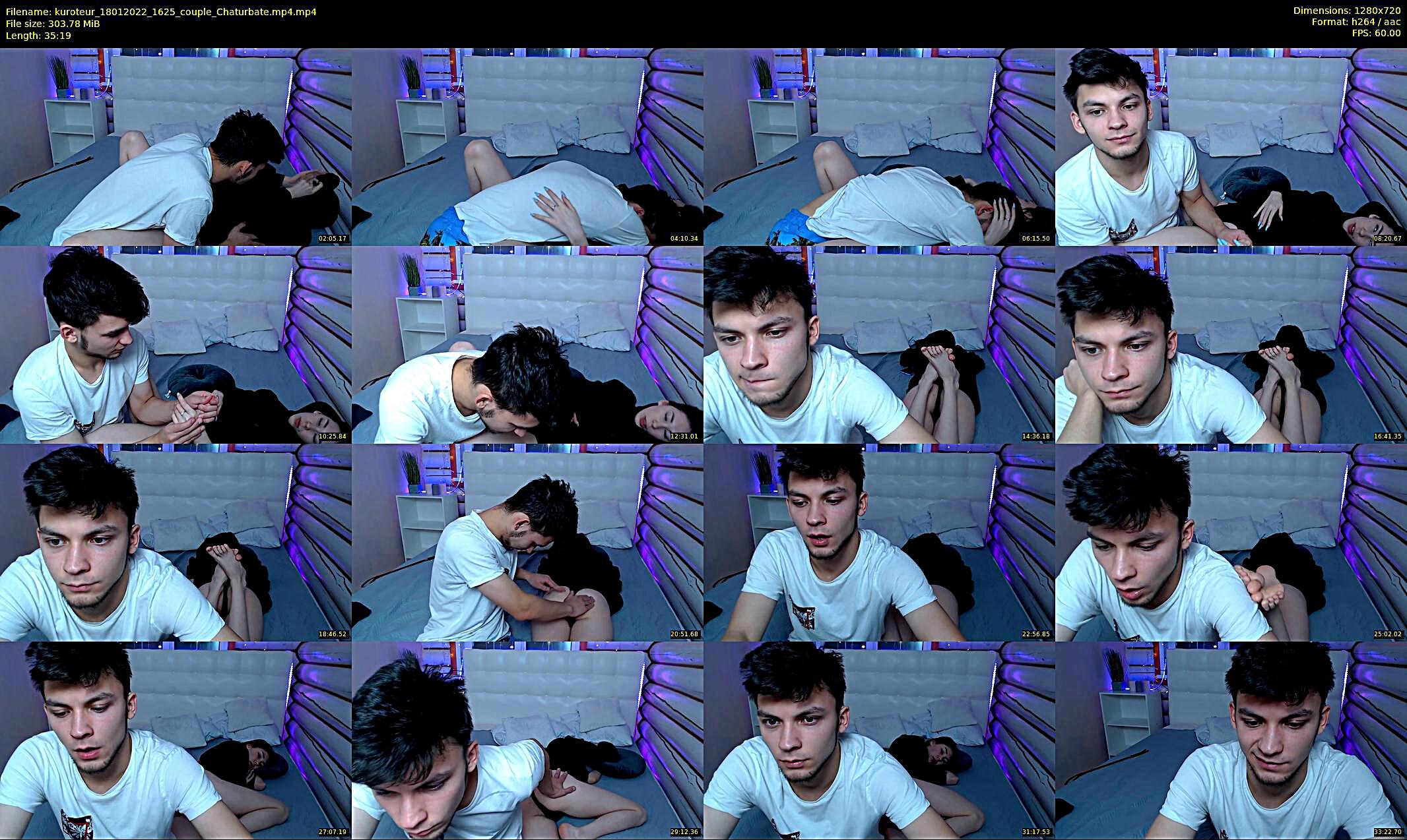 kuroteur — 36 minute Chaturbate couple cam show recording, 720p, Jan 18, 2022