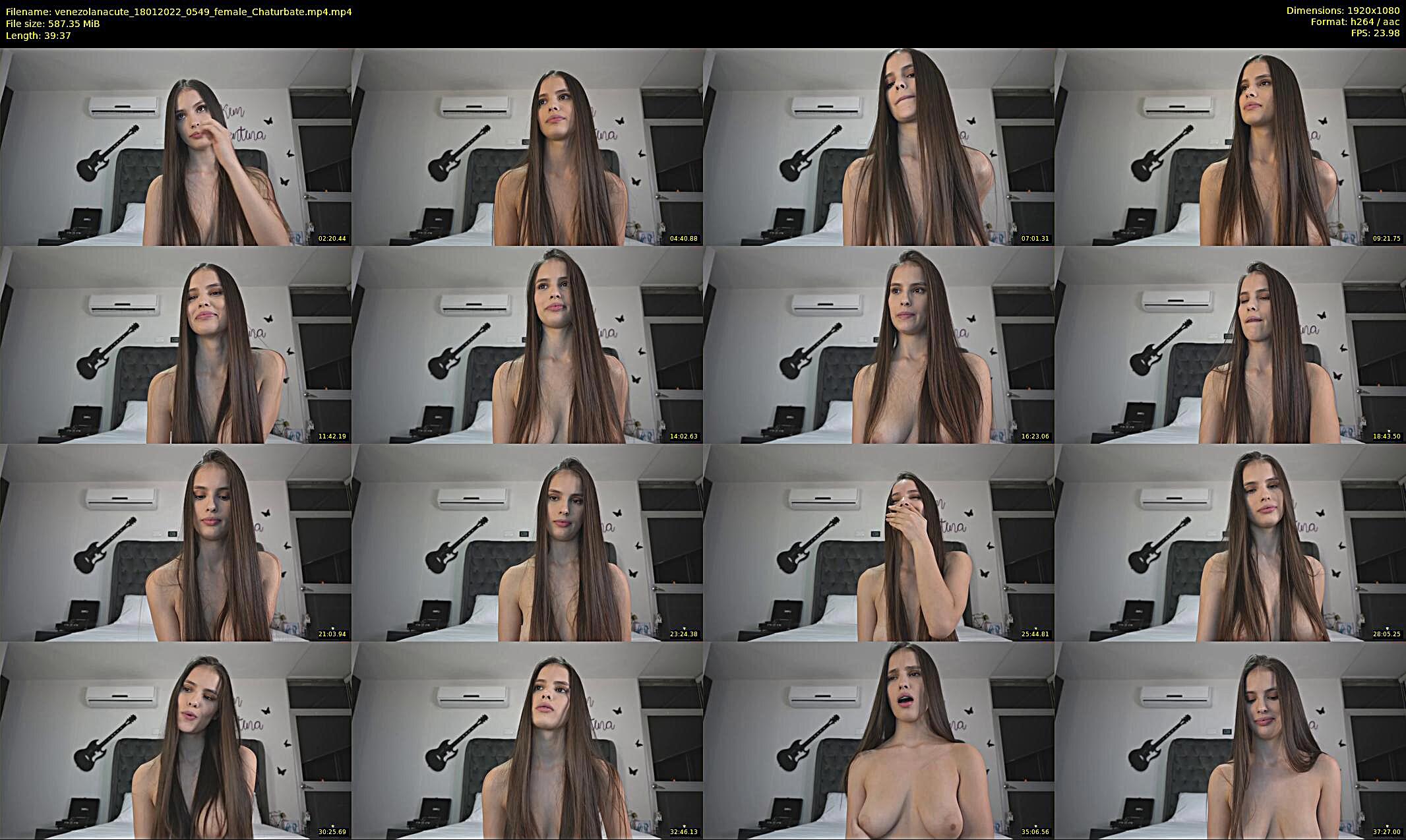 venezolanacute — 40 minute Chaturbate female cam show recording, 1080p, Jan 18, 2022