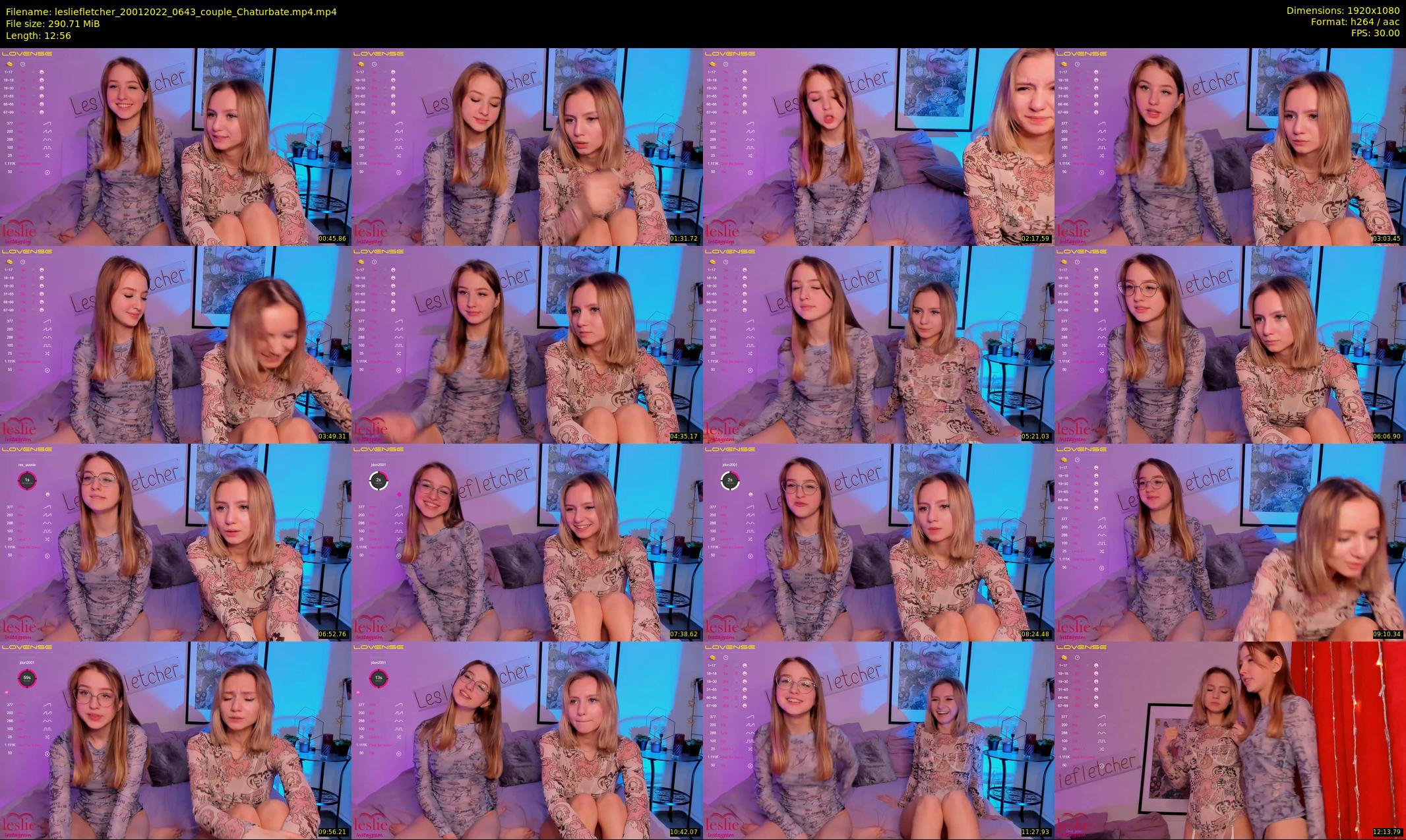 lesliefletcher — 13 minute Chaturbate couple cam show recording, 1080p, Jan 20, 2022