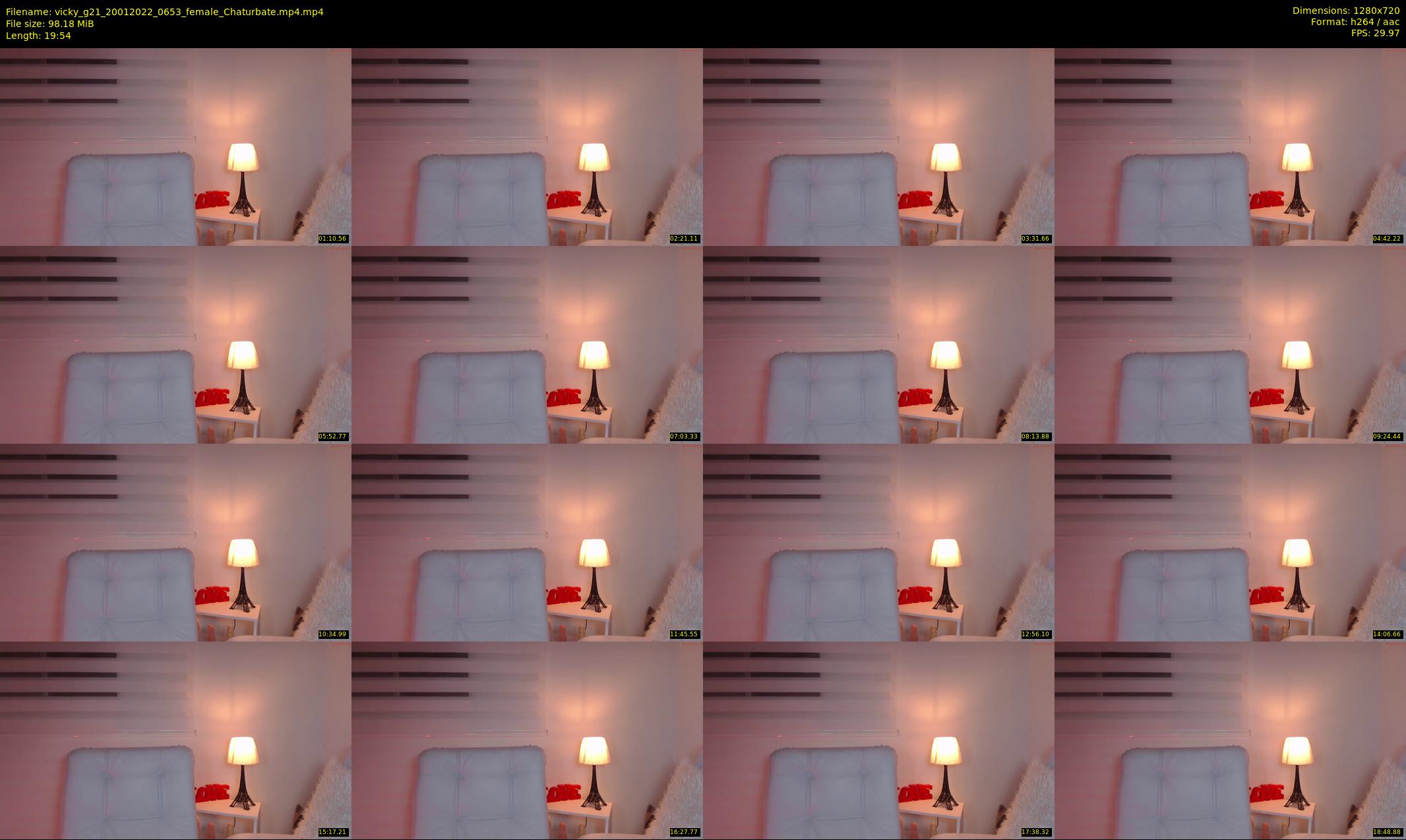 vicky_g21 — 20 minute Chaturbate female cam show recording, 720p, Jan 20, 2022