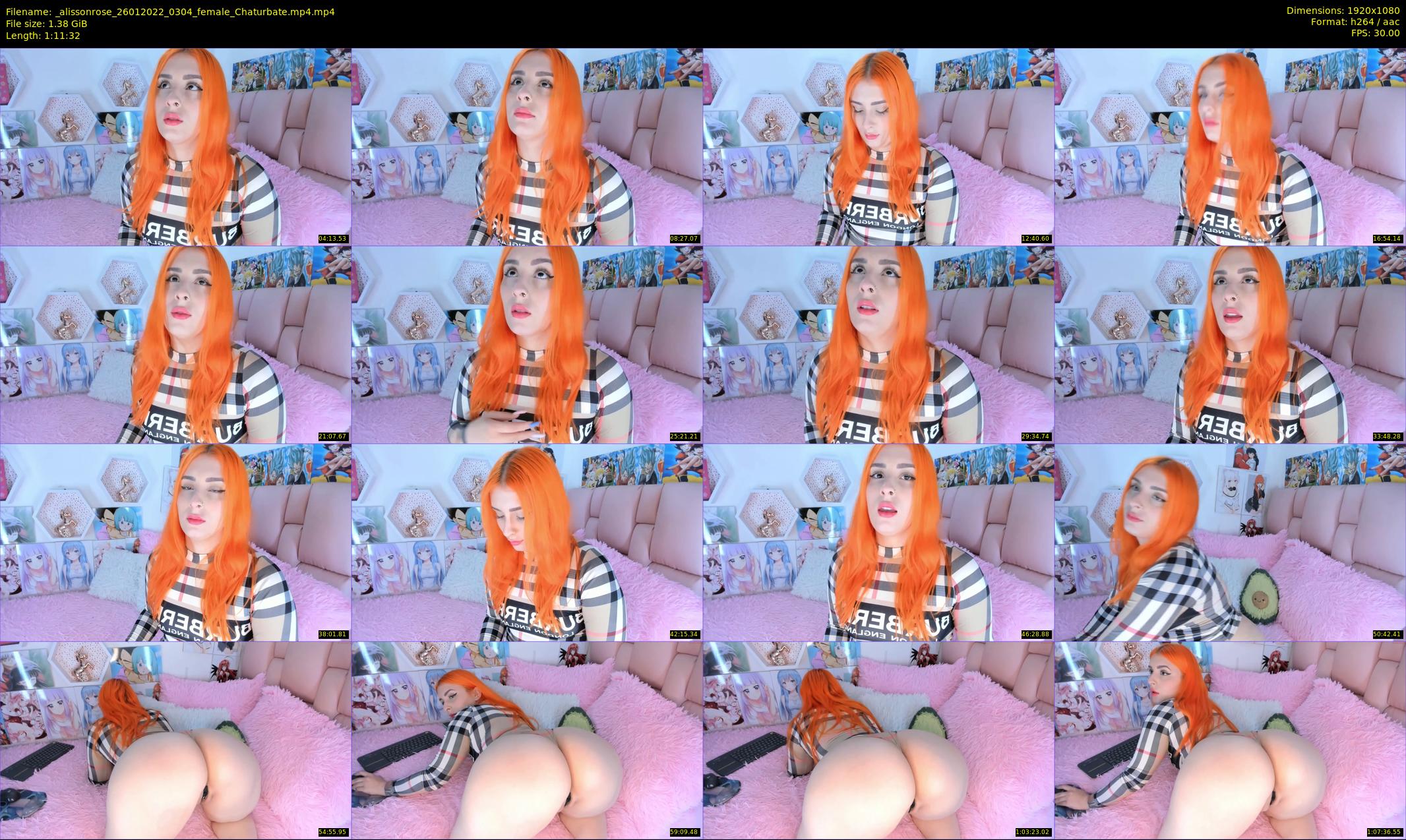_alissonrose — 72 minute Chaturbate female cam show recording, 1080p, Jan 26, 2022
