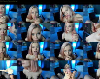 _blowjob_queen_ — 46 minute Chaturbate couple cam show recording, 1080p, Jan 24, 2022