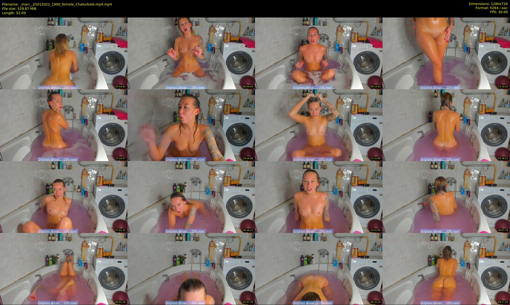 _mari_ — 53 minute Chaturbate female cam show recording, 720p, Jan 25, 2022