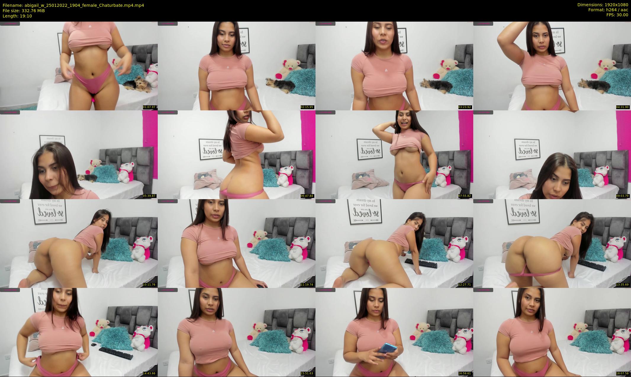abigail_w — 20 minute Chaturbate female cam show recording, 1080p, Jan 25, 2022