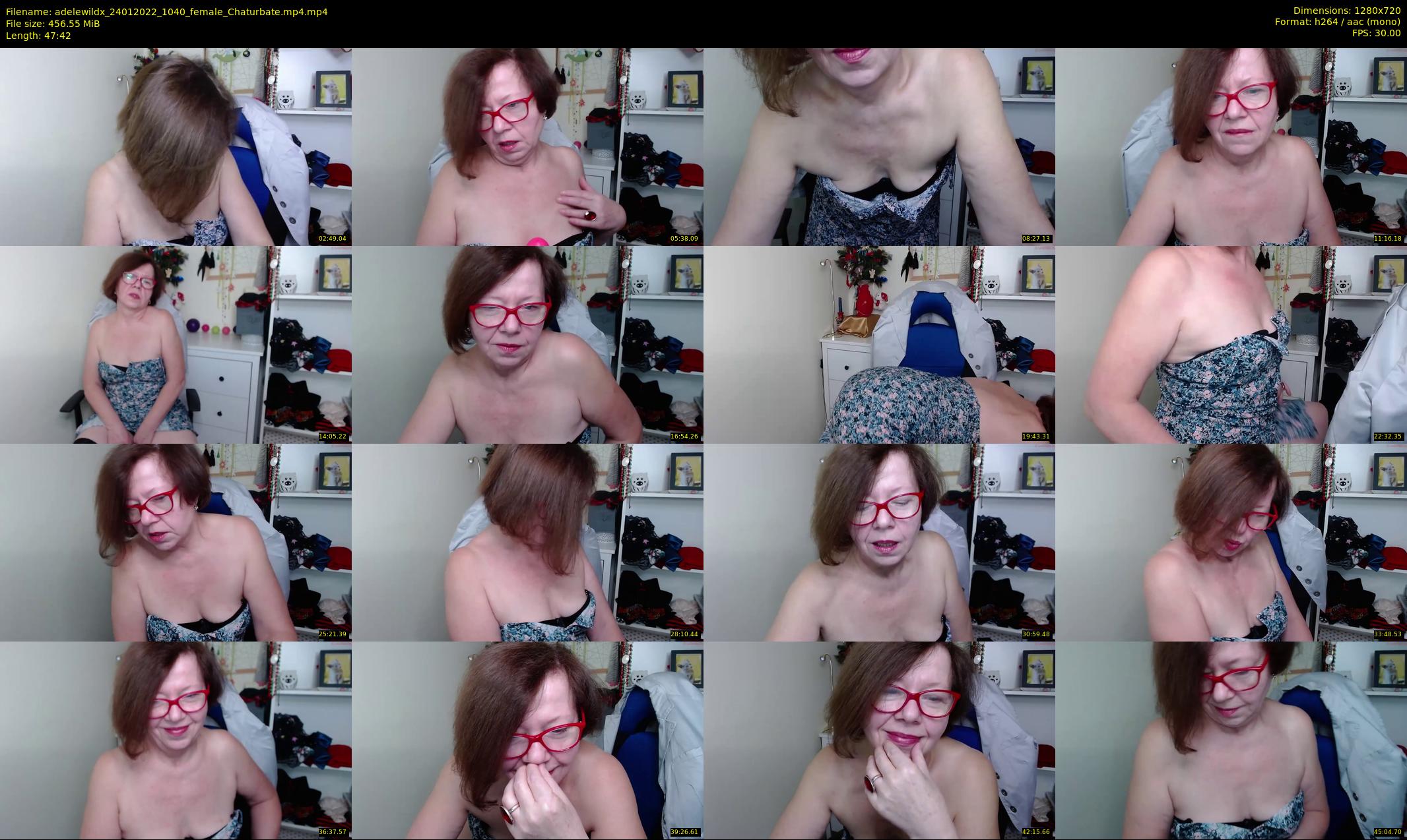 adelewildx — 48 minute Chaturbate female cam show recording, 720p, Jan 24, 2022