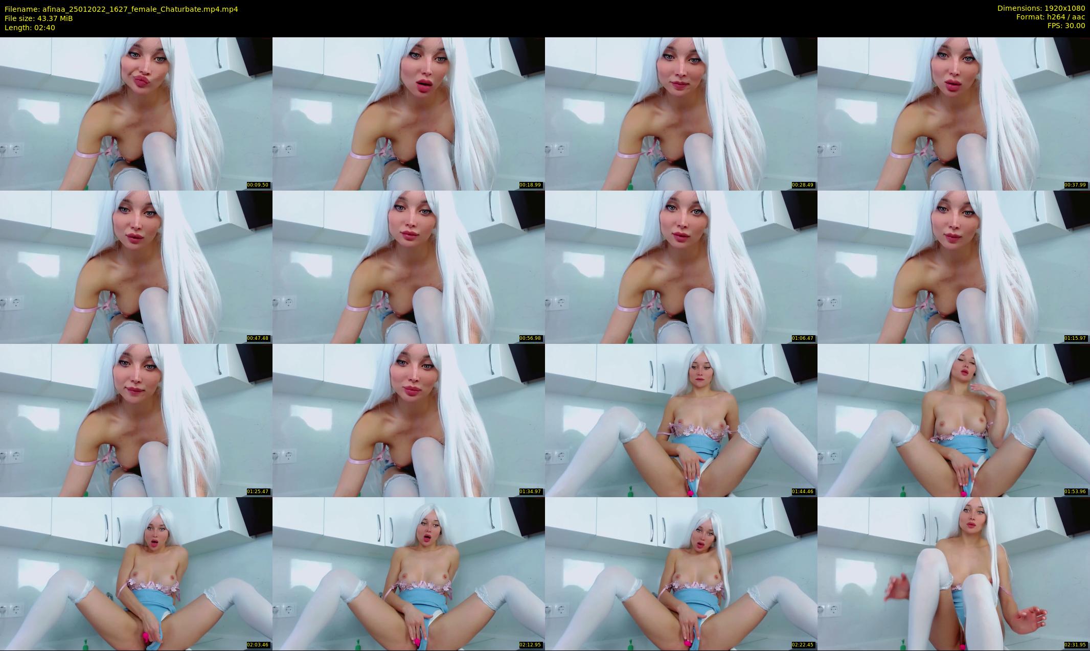 afinaa — 3 minute Chaturbate female cam show recording, 1080p, Jan 25, 2022