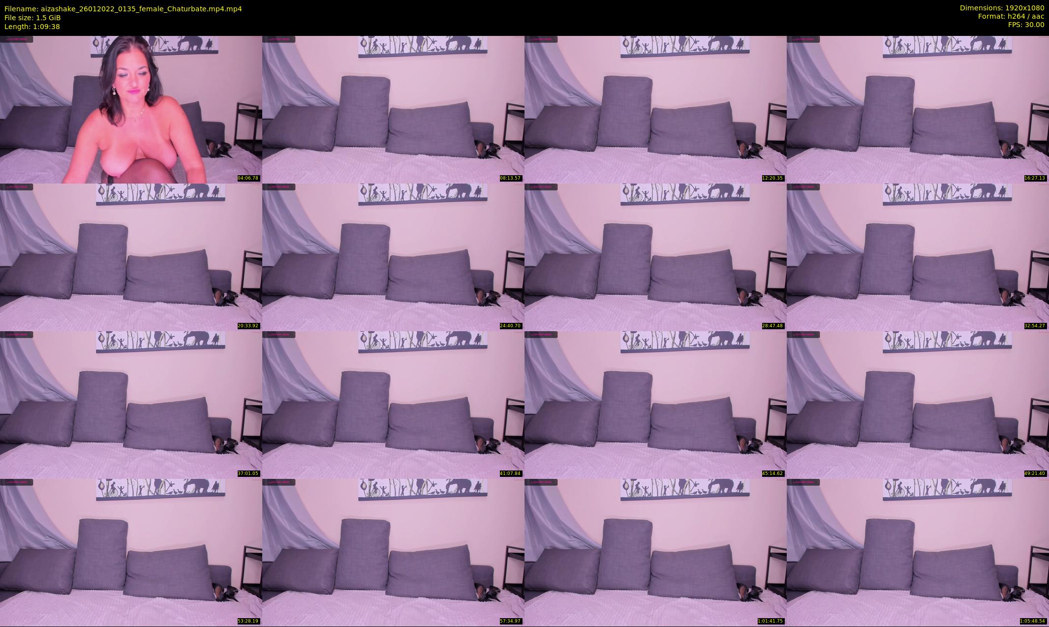 aizashake — 70 minute Chaturbate female cam show recording, 1080p, Jan 26, 2022