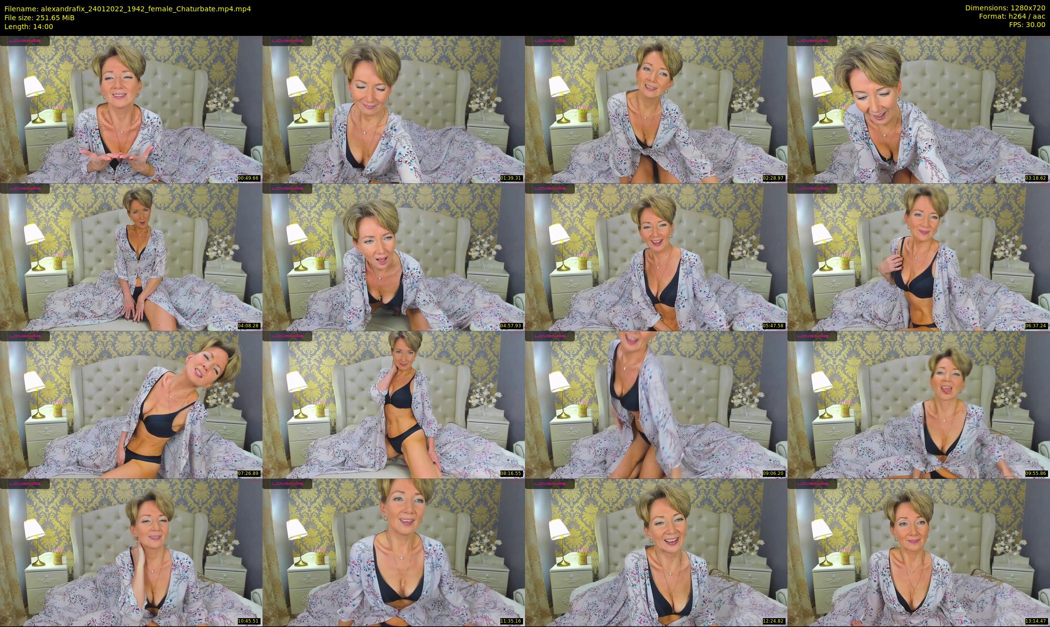 alexandrafix — 14 minute Chaturbate female cam show recording, 720p, Jan 24, 2022
