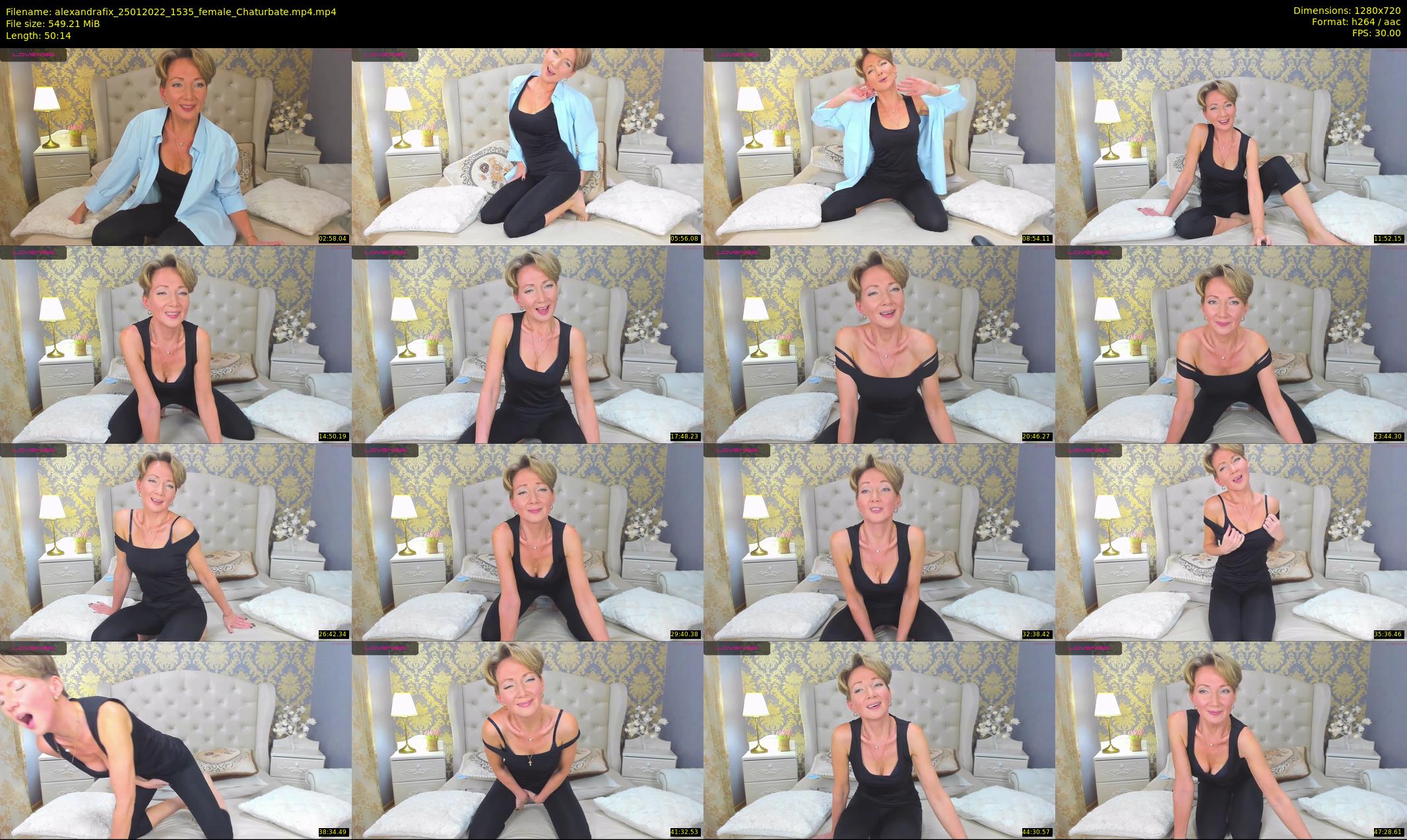 alexandrafix — 51 minute Chaturbate female cam show recording, 720p, Jan 25, 2022