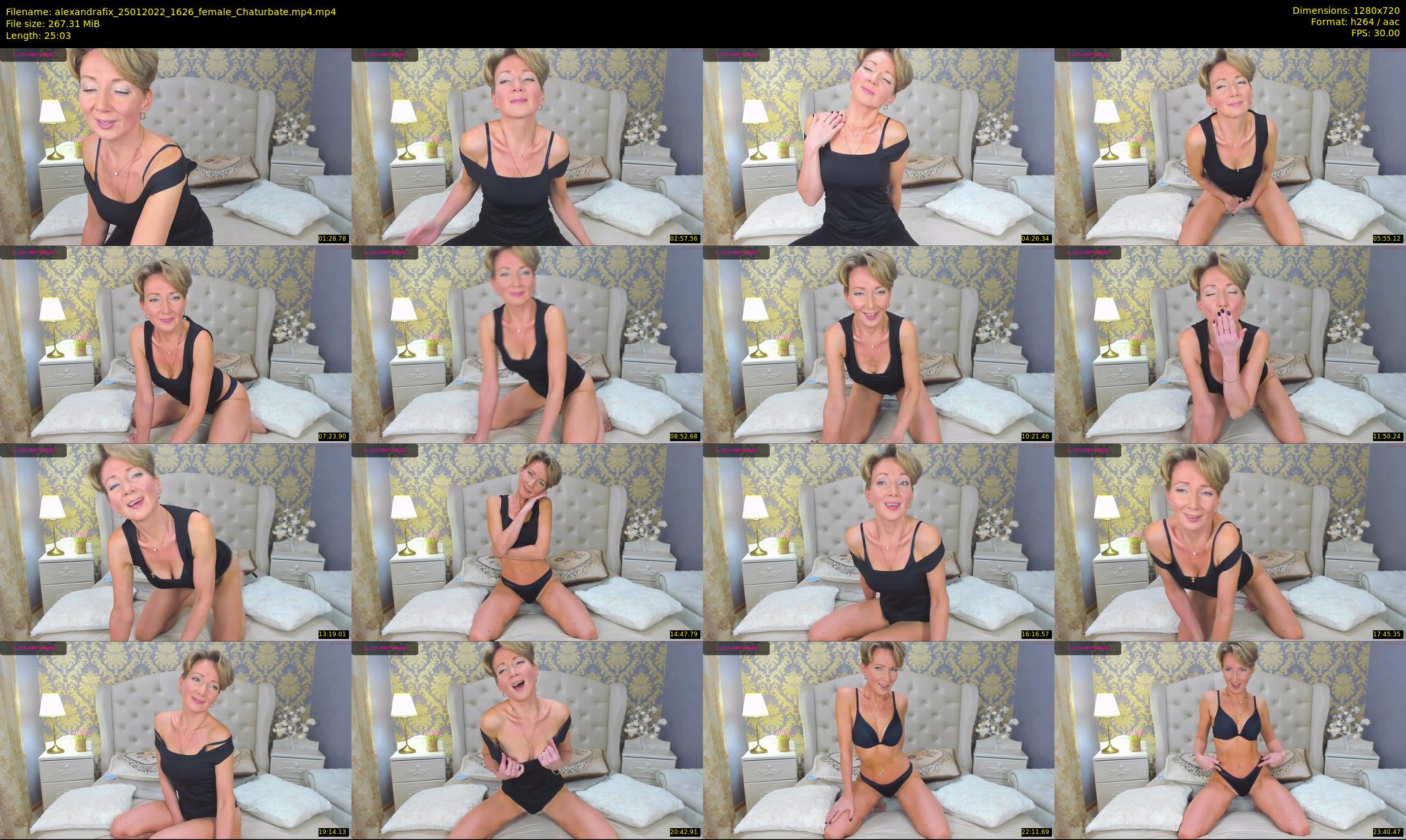 alexandrafix — 26 minute Chaturbate female cam show recording, 720p, Jan 25, 2022