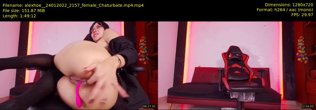 alexhoe_ — 110 minute Chaturbate female cam show recording, 720p, Jan 24, 2022