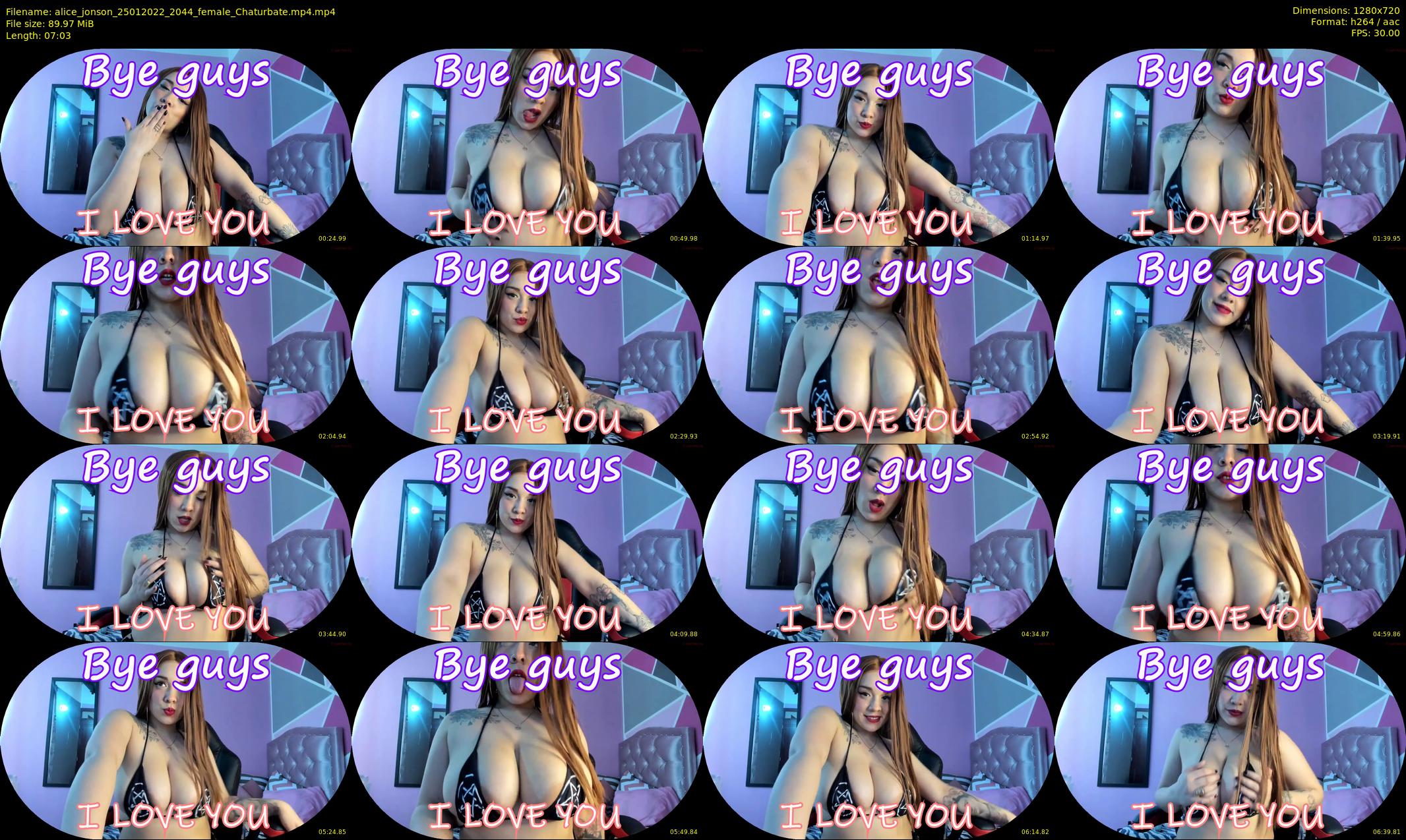 alice_jonson — 8 minute Chaturbate female cam show recording, 720p, Jan 25, 2022