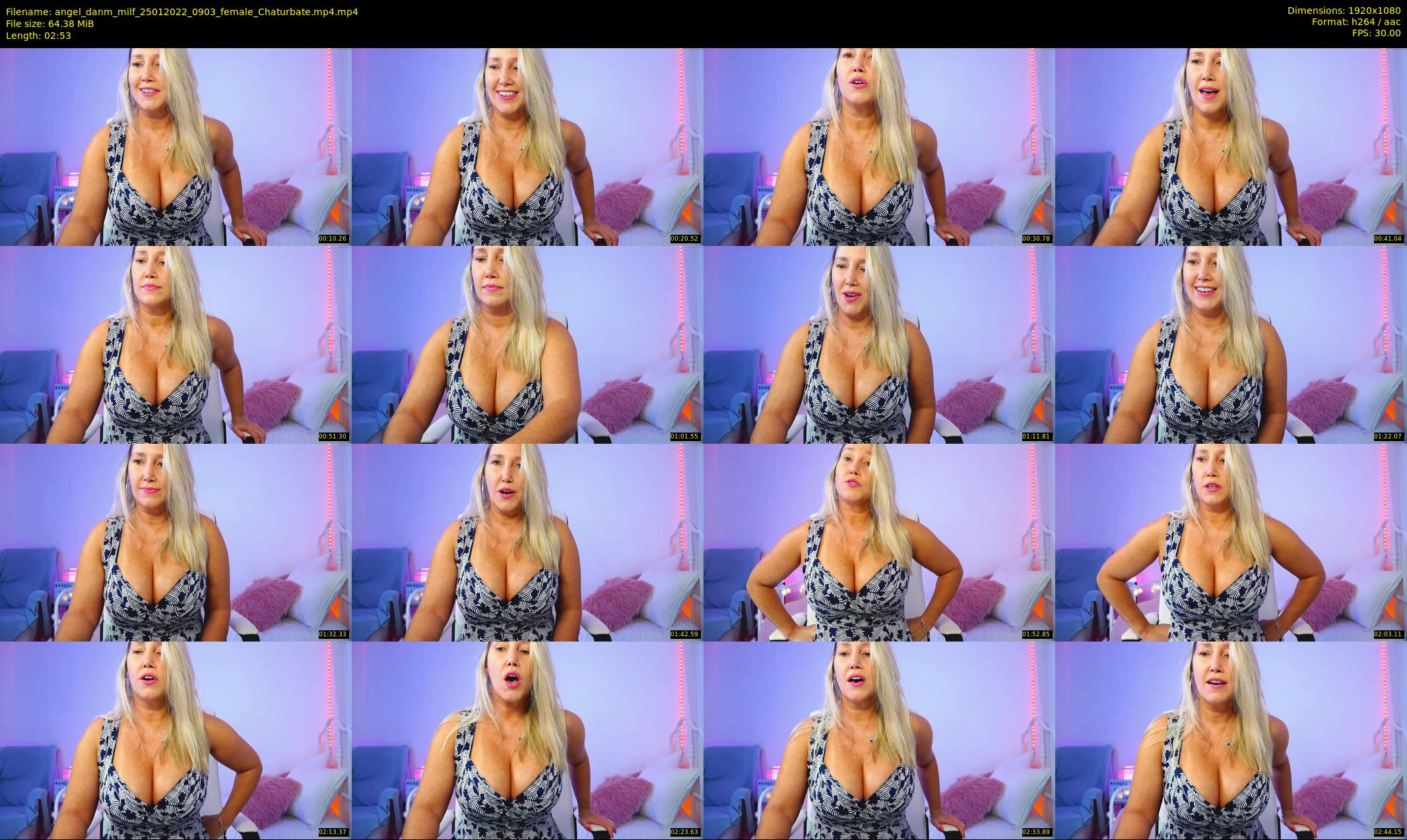 angel_danm_milf — 3 minute Chaturbate female cam show recording, 1080p, Jan 25, 2022