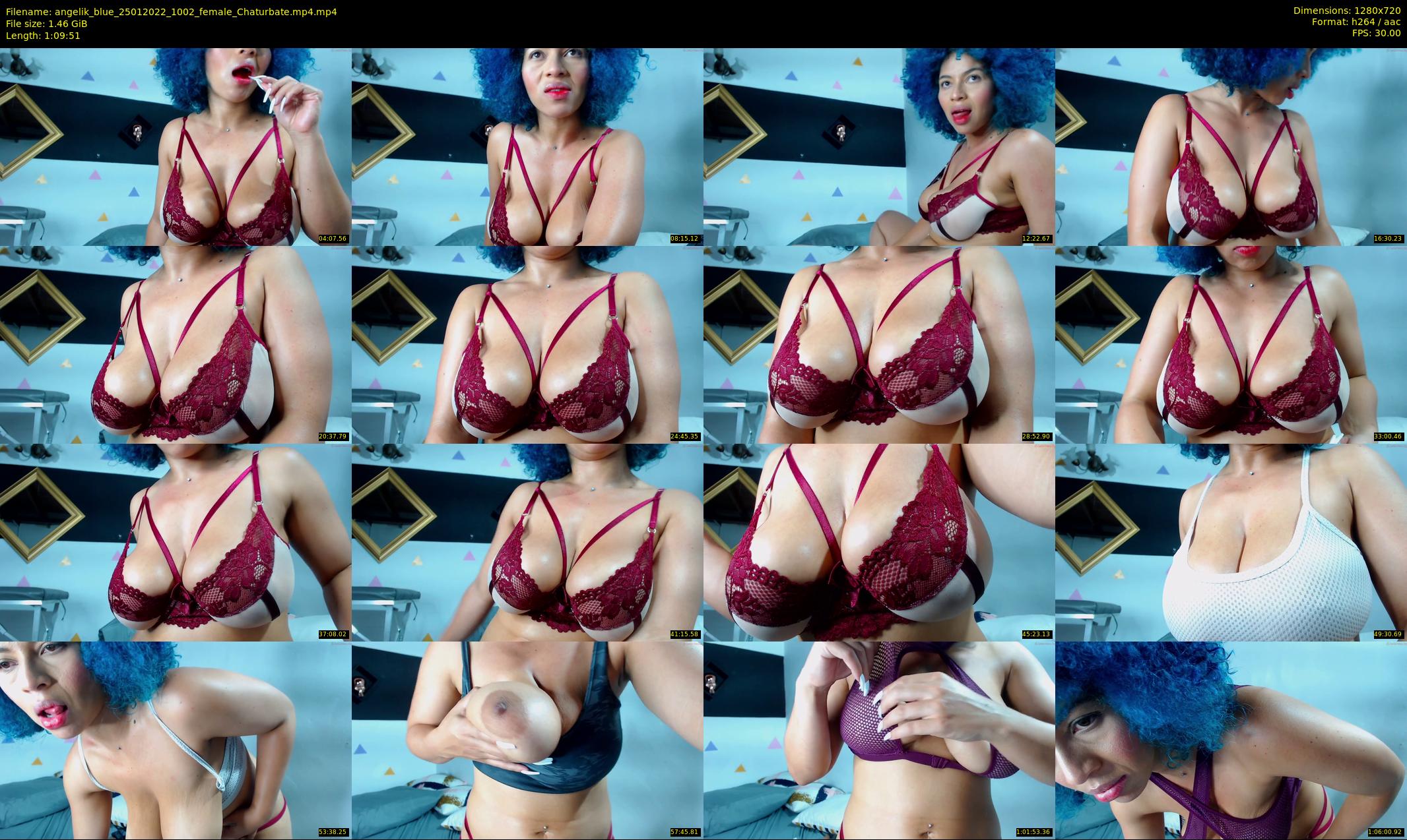 angelik_blue — 70 minute Chaturbate female cam show recording, 720p, Jan 25, 2022