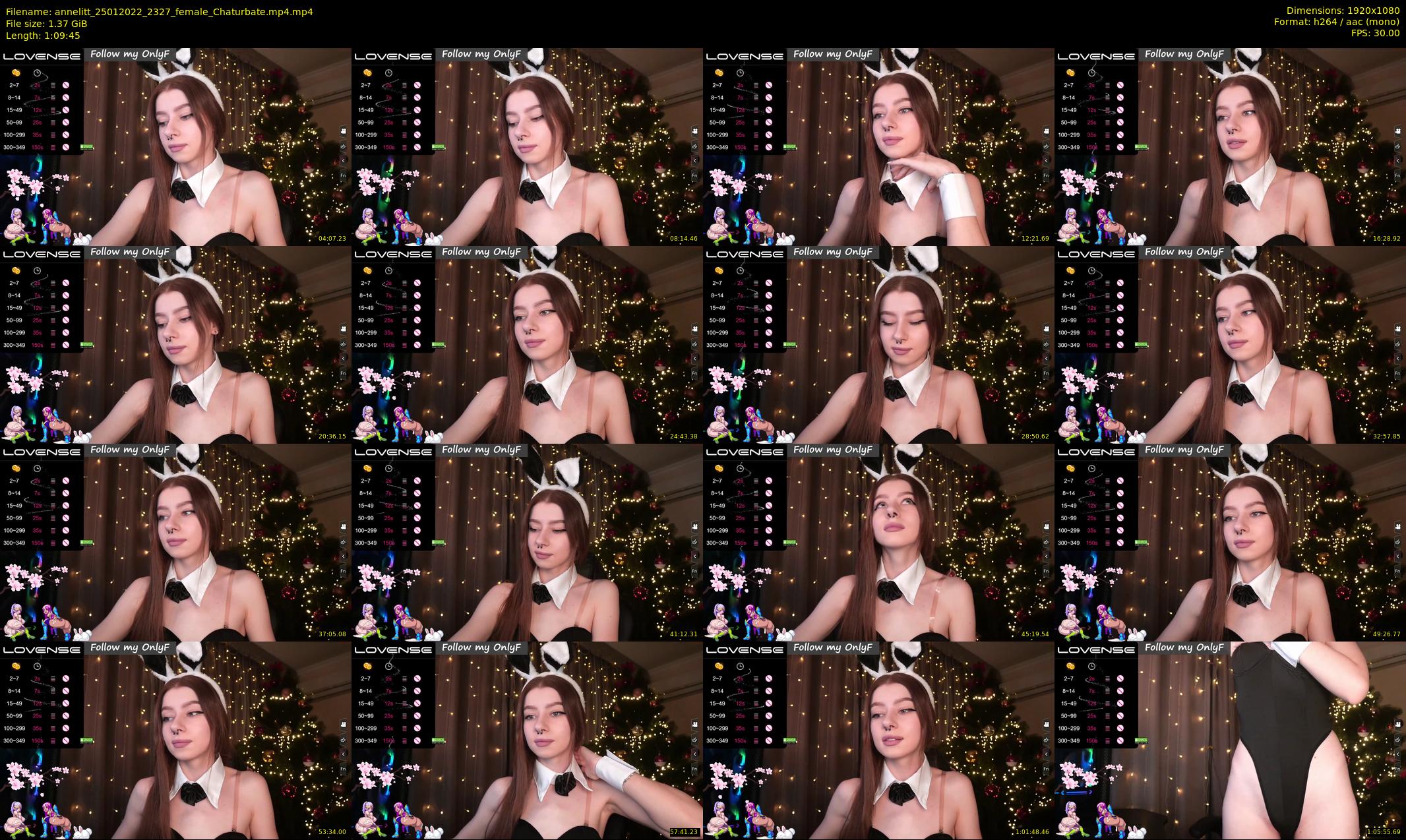 annelitt — 70 minute Chaturbate female cam show recording, 1080p, Jan 25, 2022