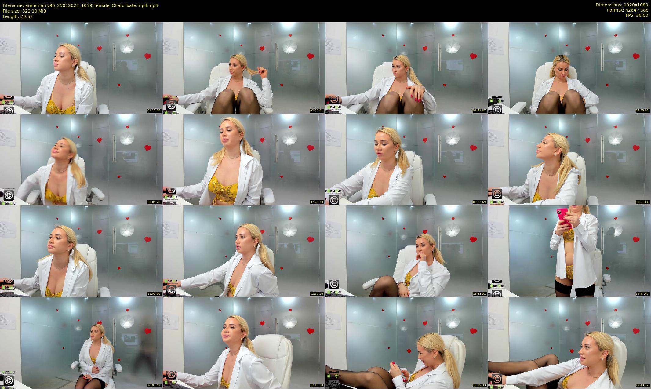 annemarry96 — 21 minute Chaturbate female cam show recording, 1080p, Jan 25, 2022