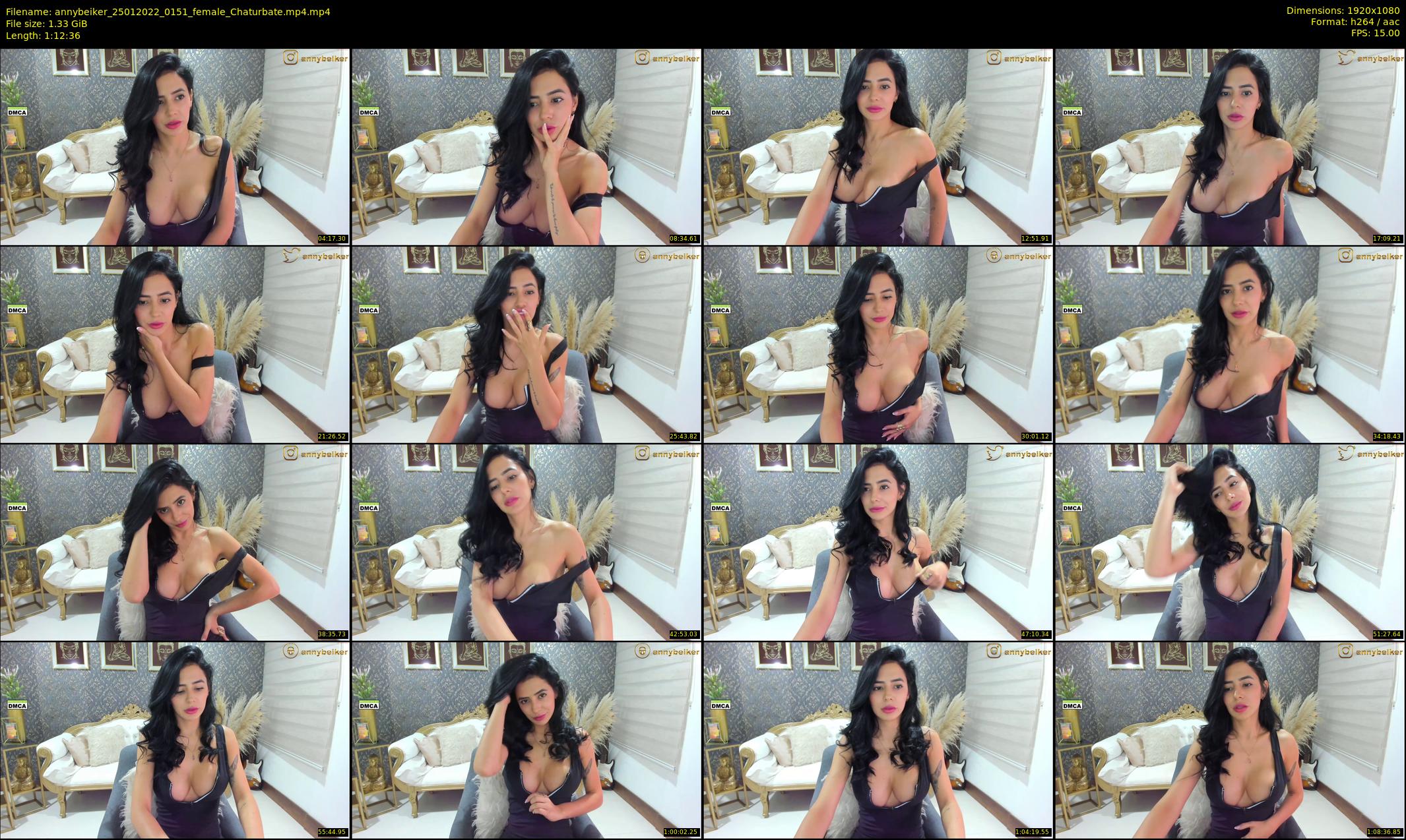 annybeiker — 73 minute Chaturbate female cam show recording, 1080p, Jan 25, 2022