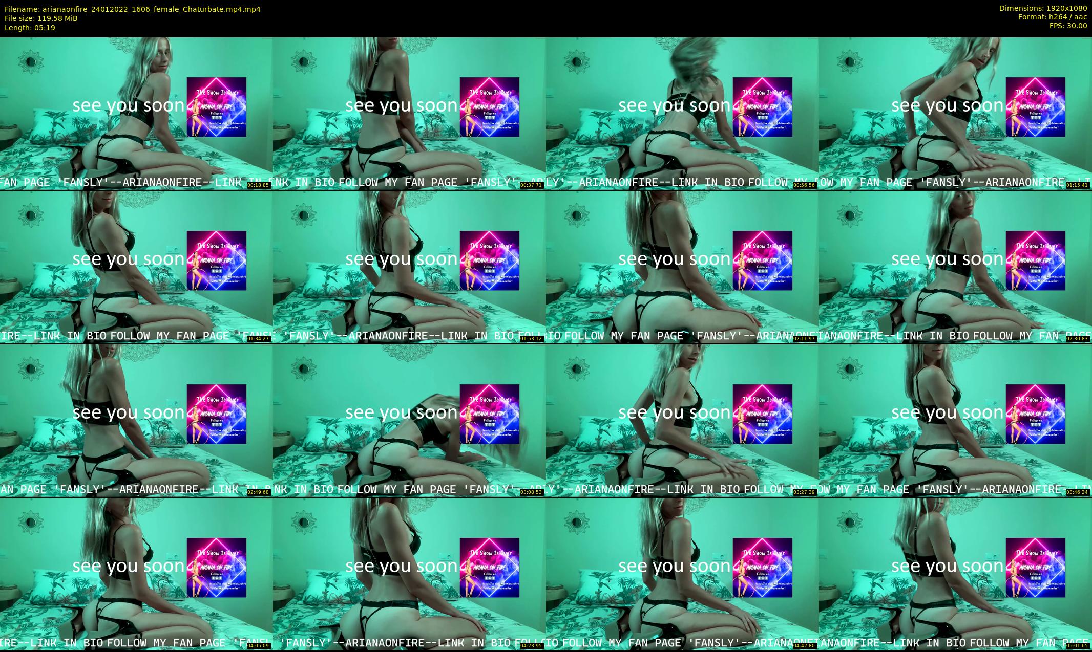 arianaonfire — 6 minute Chaturbate couple cam show recording, 1080p, Jan 24, 2022