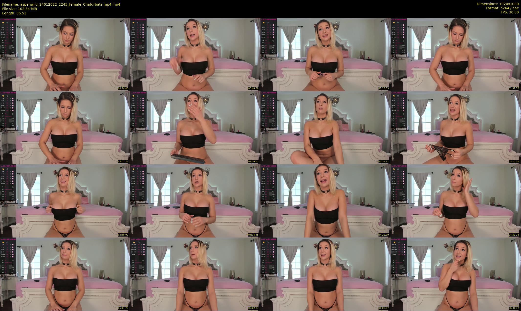 aspenwild — 7 minute Chaturbate female cam show recording, 1080p, Jan 24, 2022
