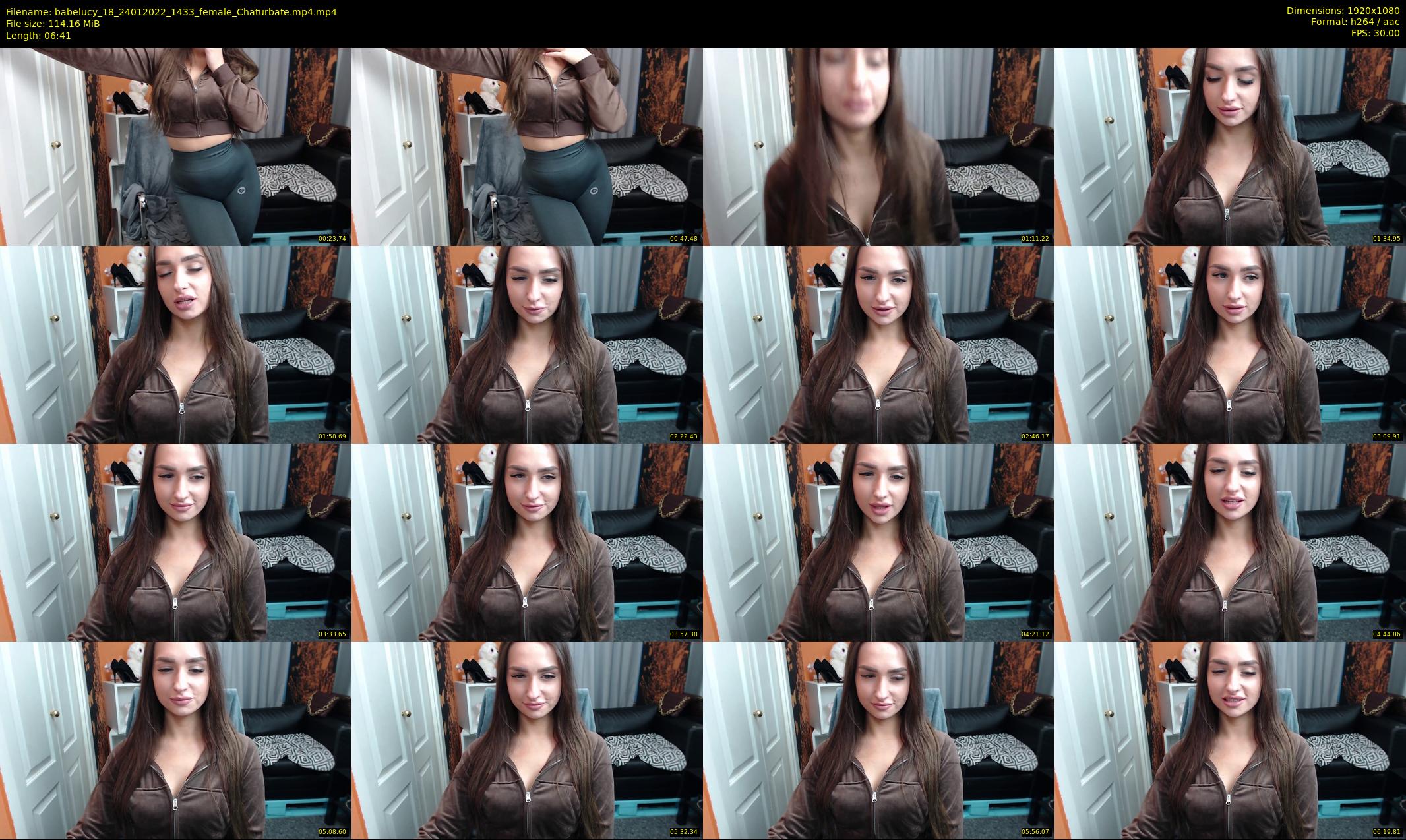 babelucy_18 — 7 minute Chaturbate female cam show recording, 1080p, Jan 24, 2022