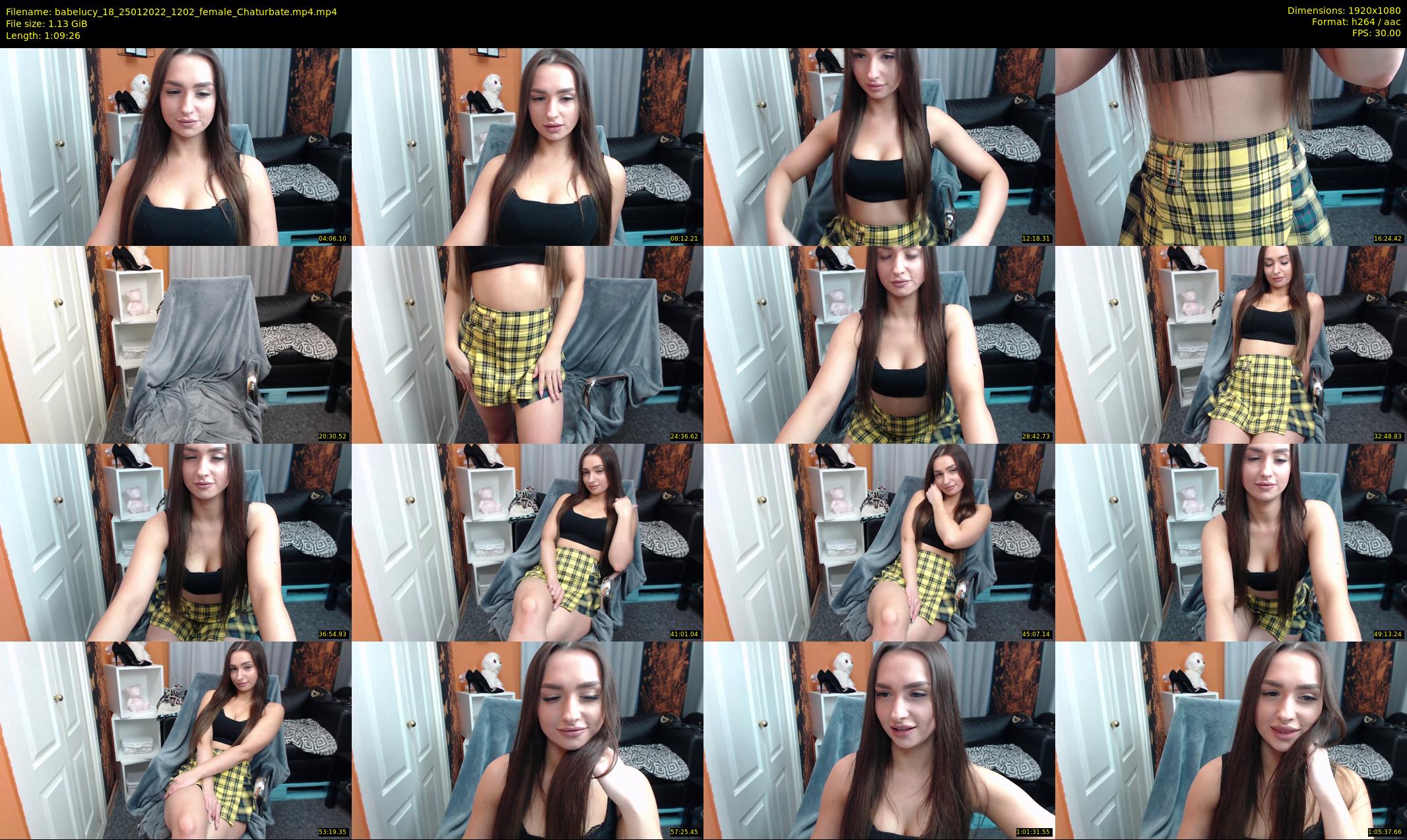 babelucy_18 — 70 minute Chaturbate female cam show recording, 1080p, Jan 25, 2022
