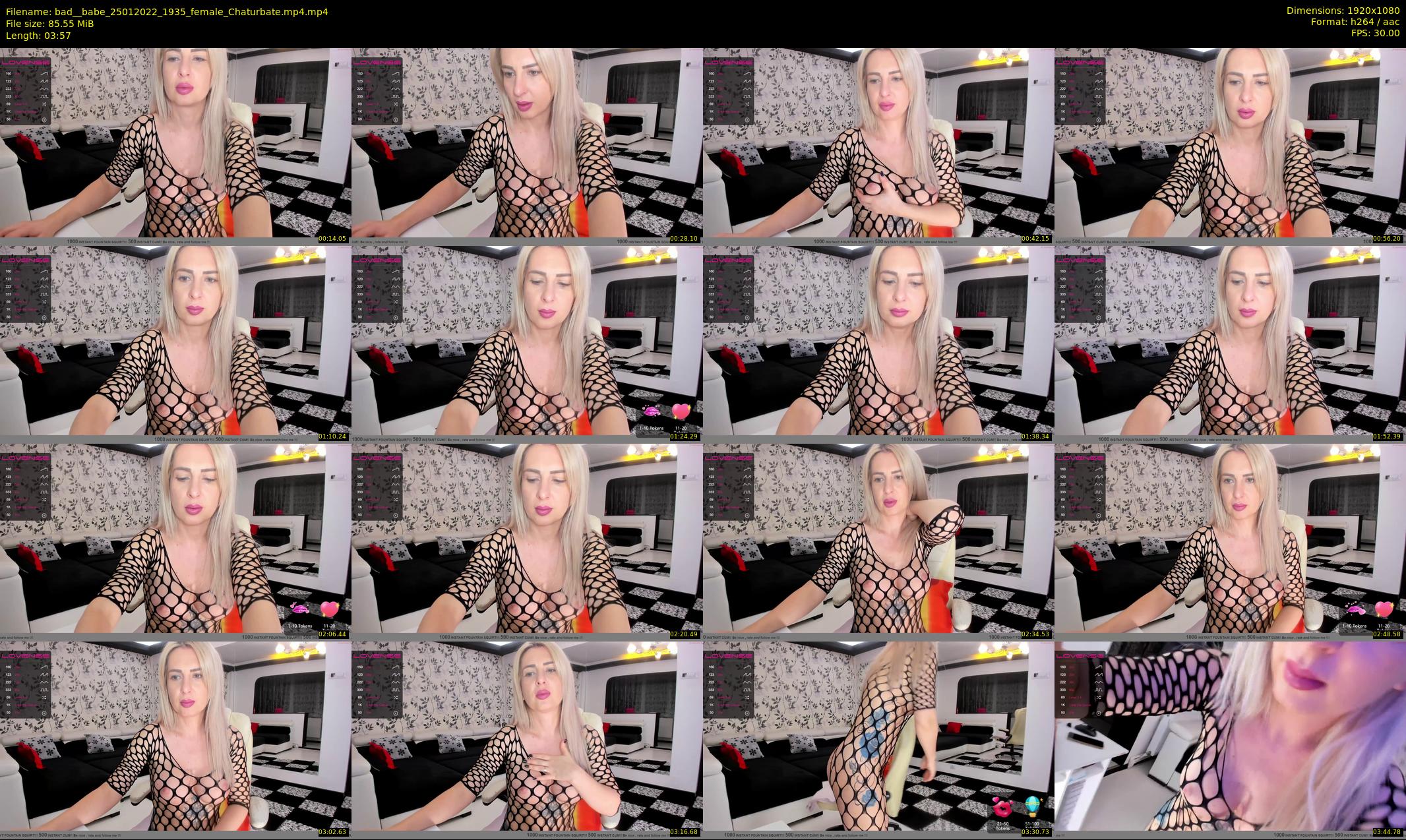 bad__babe — 4 minute Chaturbate female cam show recording, 1080p, Jan 25, 2022