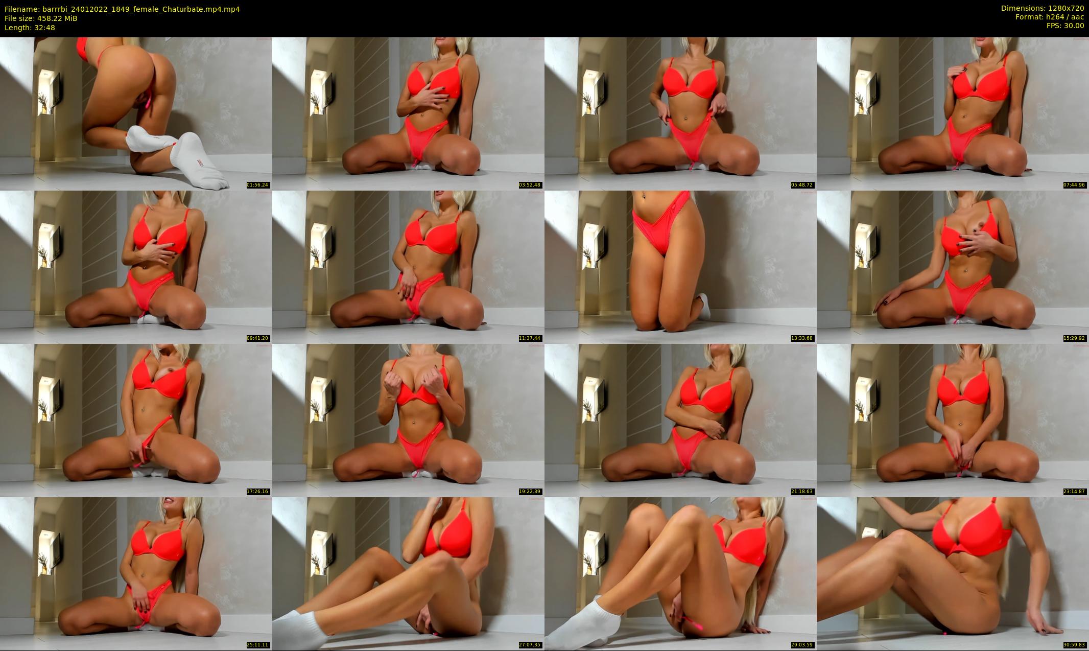 barrrbi — 33 minute Chaturbate female cam show recording, 720p, Jan 24, 2022