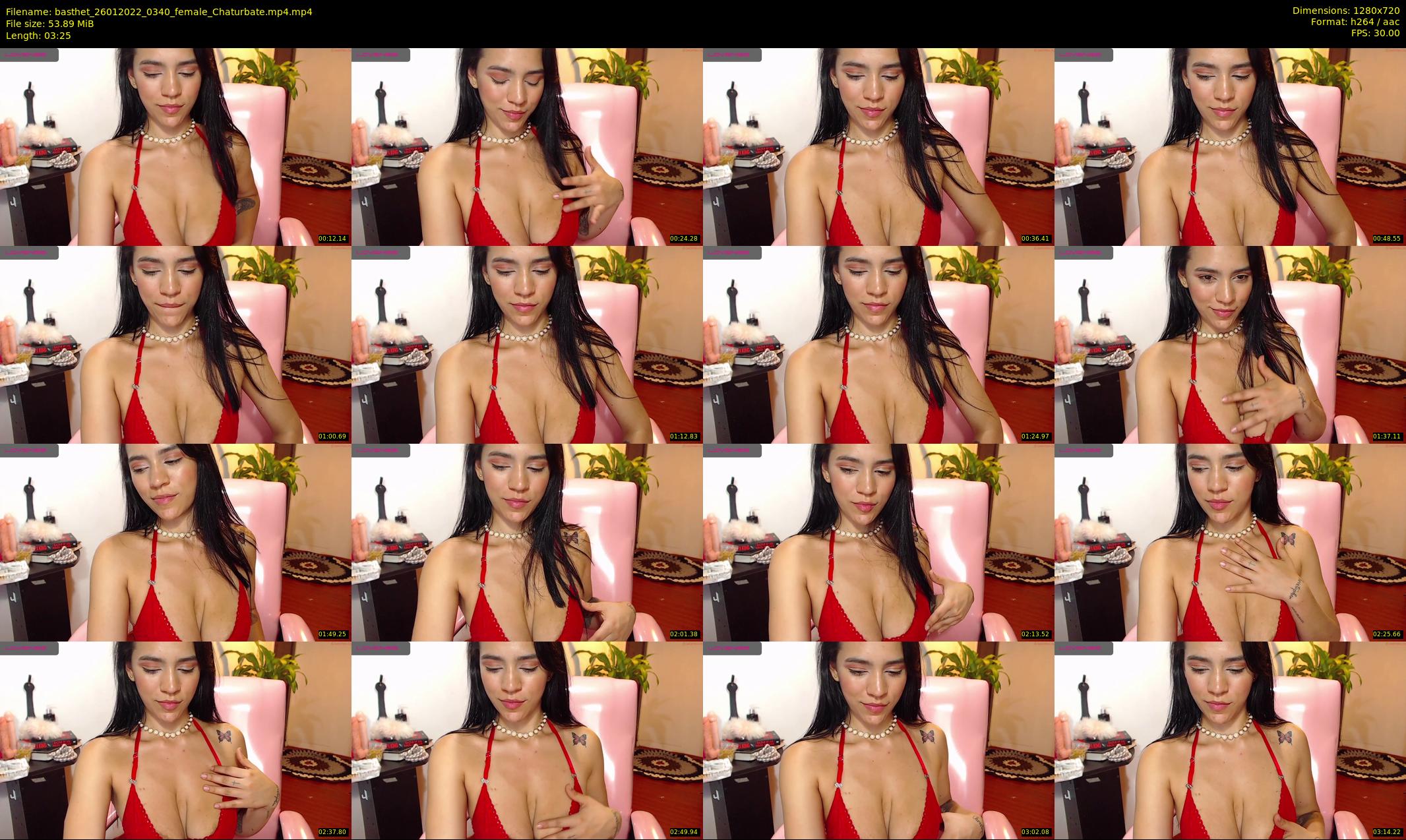 basthet — 4 minute Chaturbate female cam show recording, 720p, Jan 26, 2022