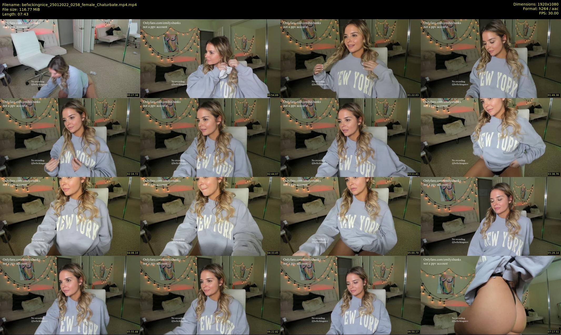 befxckingnice — 8 minute Chaturbate female cam show recording, 1080p, Jan 25, 2022