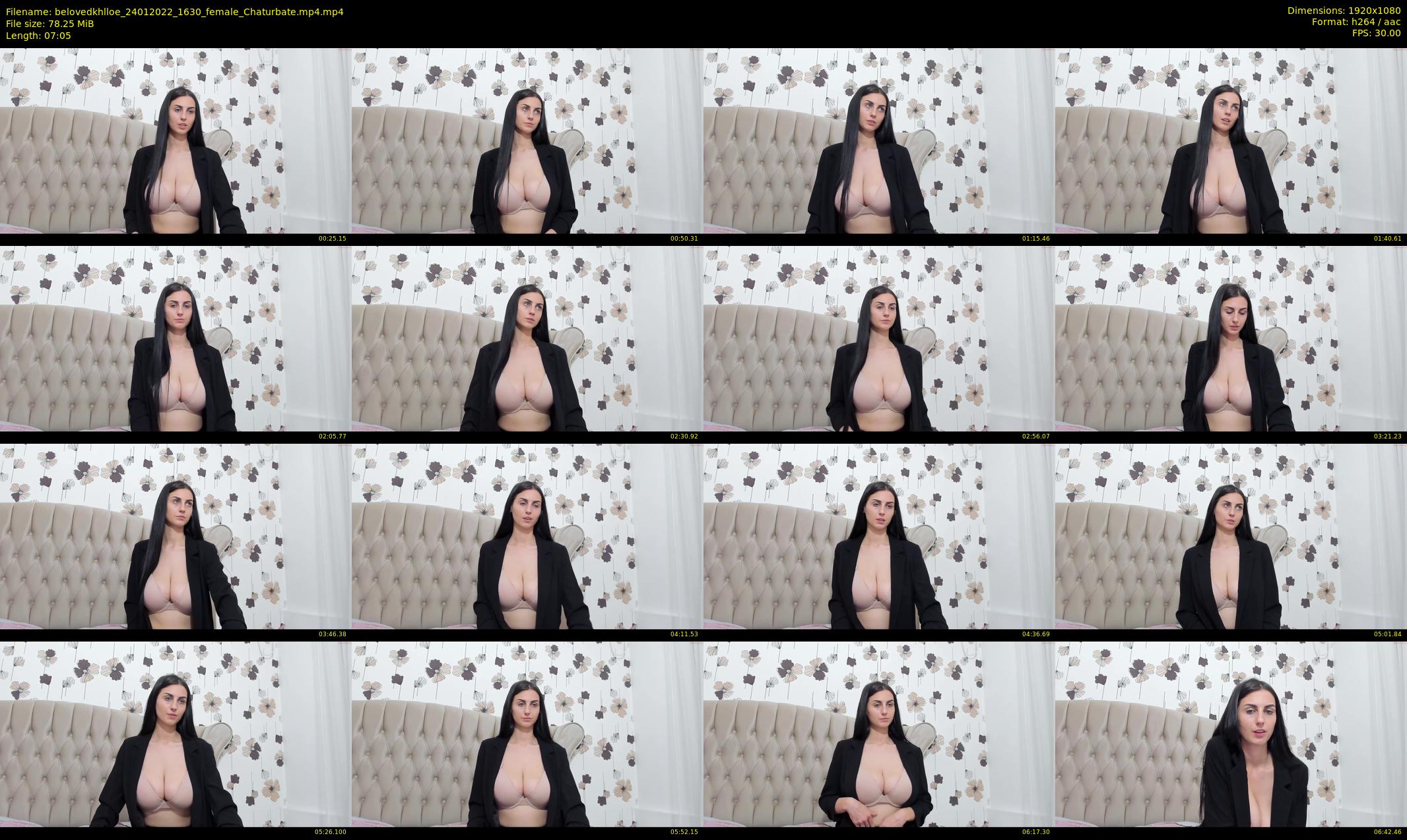 belovedkhlloe — 8 minute Chaturbate female cam show recording, 1080p, Jan 24, 2022