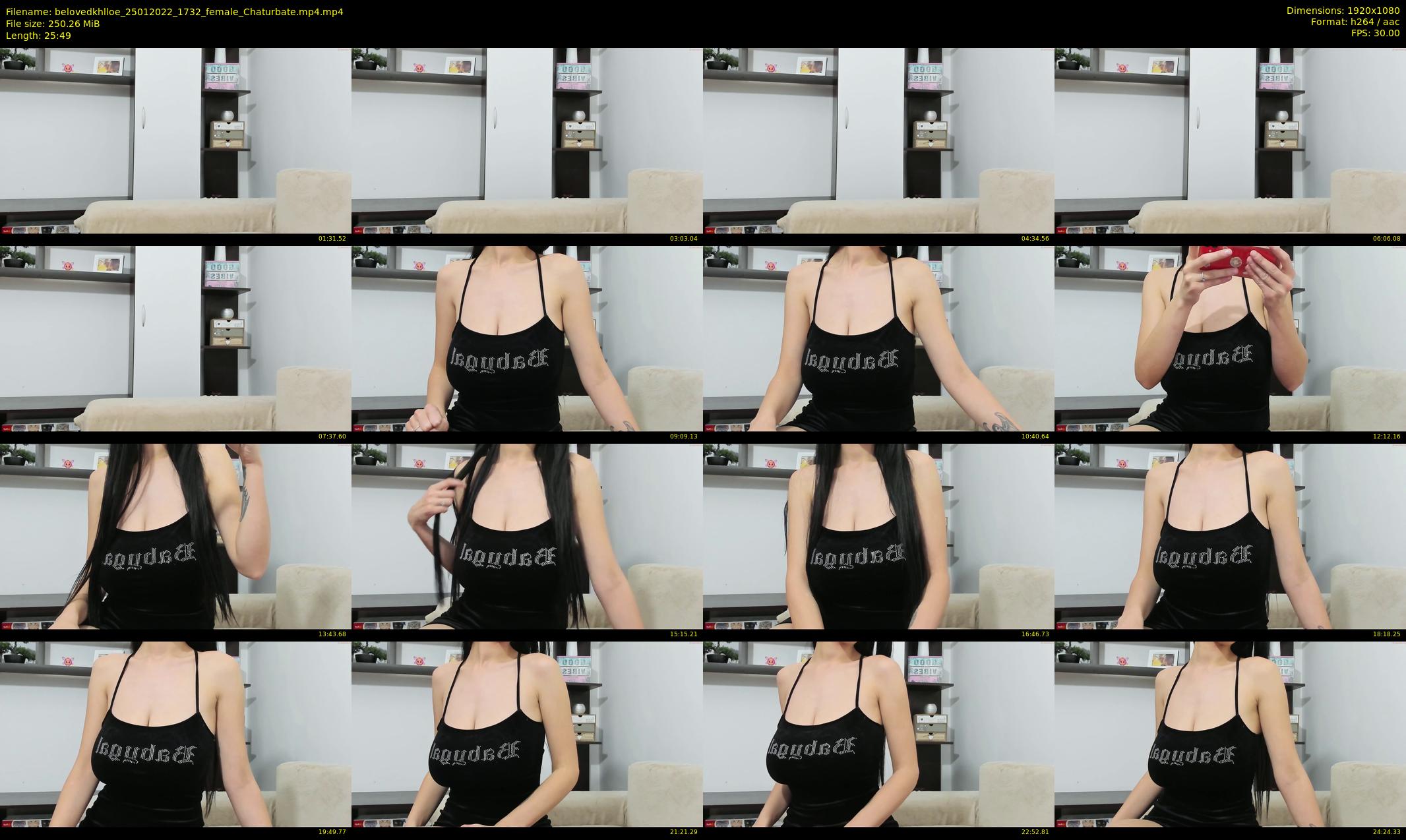 belovedkhlloe — 26 minute Chaturbate female cam show recording, 1080p, Jan 25, 2022