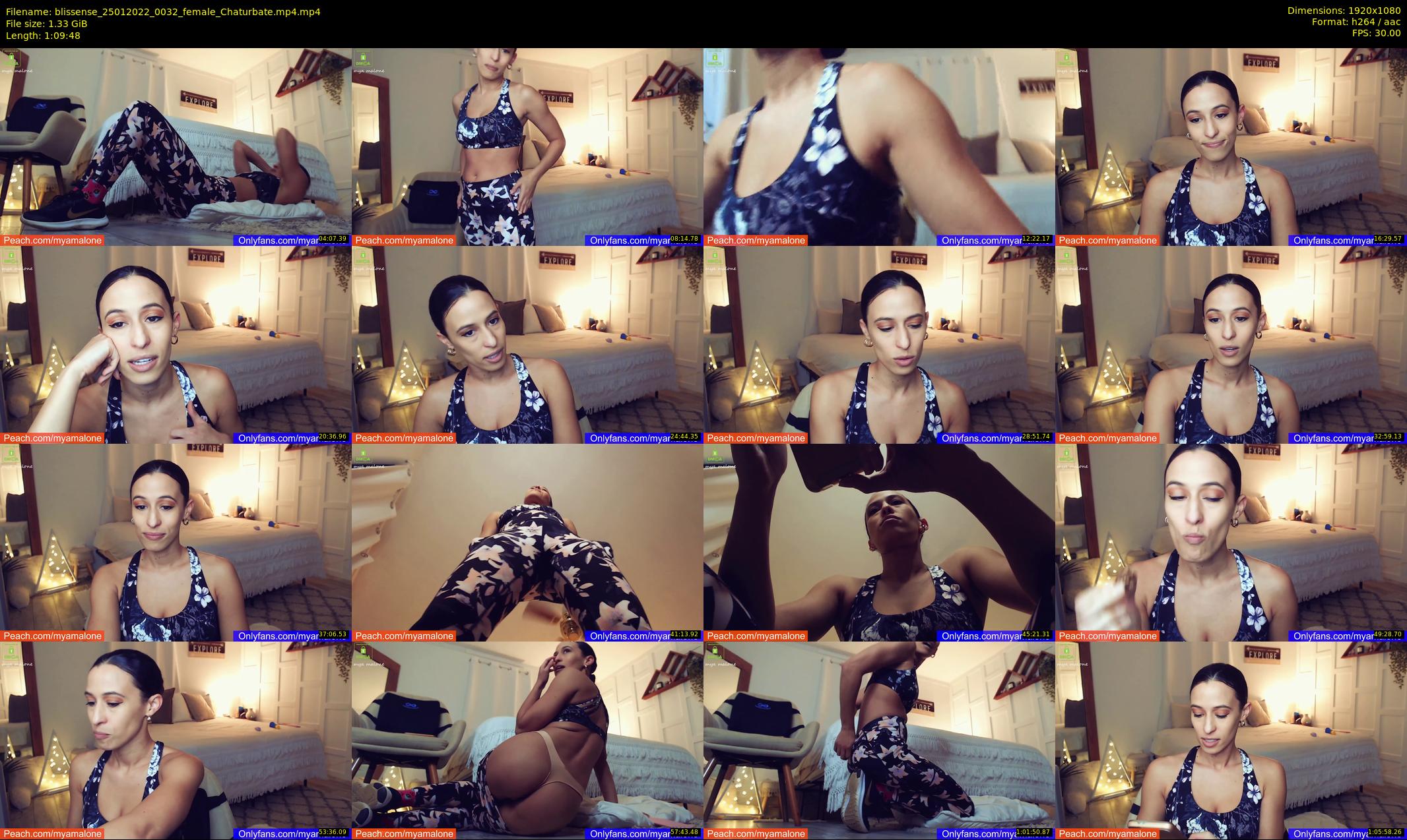 blissense — 70 minute Chaturbate female cam show recording, 1080p, Jan 25, 2022