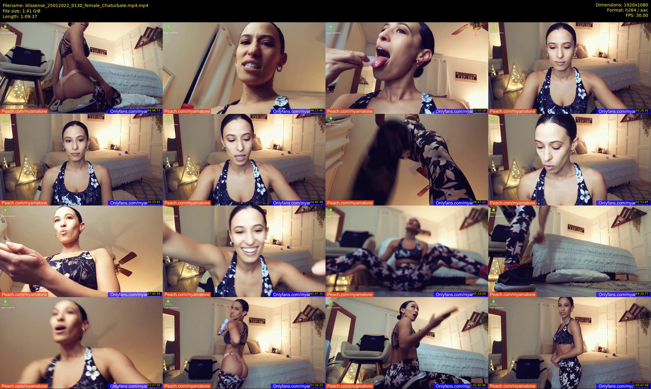 blissense — 70 minute Chaturbate female cam show recording, 1080p, Jan 25, 2022