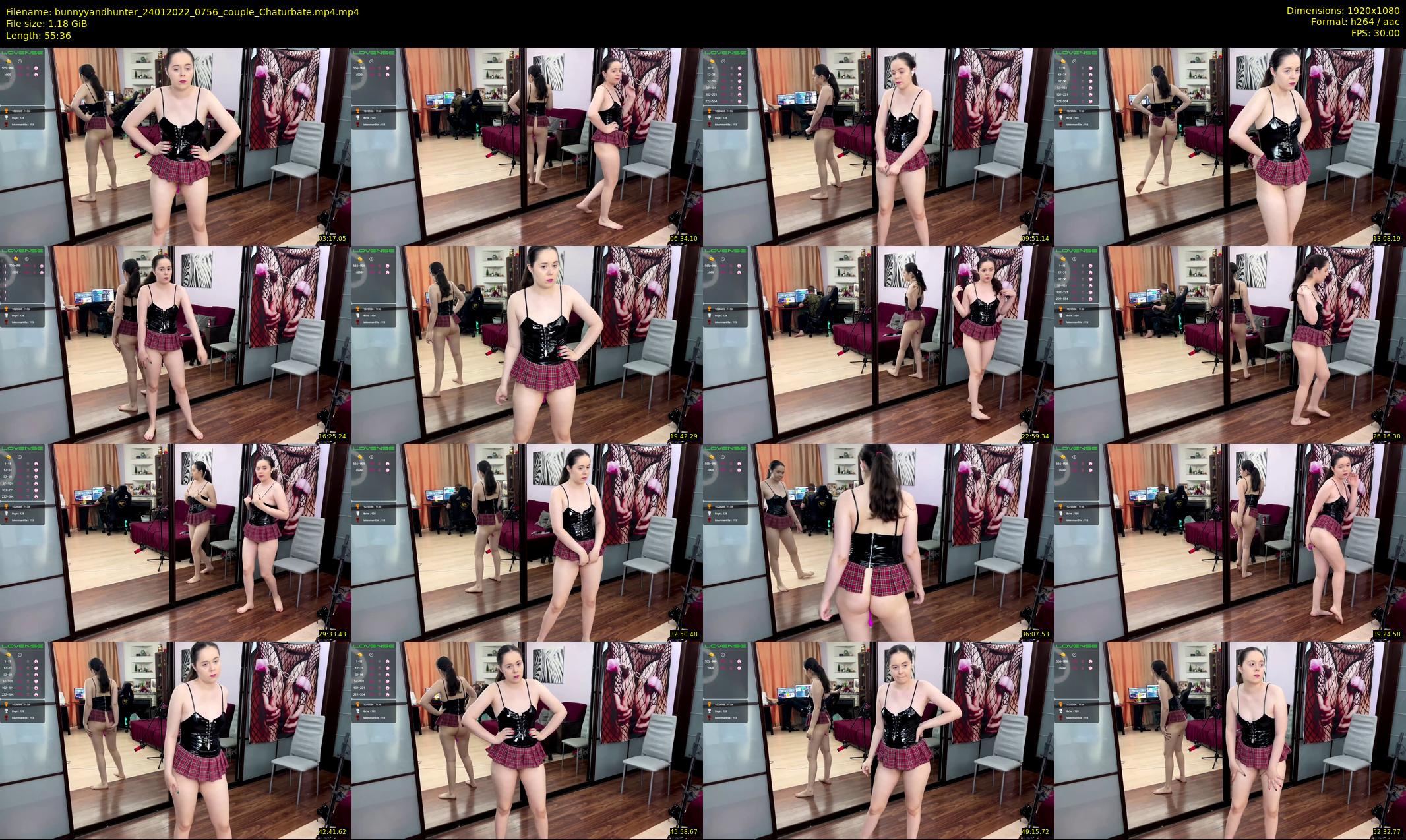 bunnyyandhunter — 56 minute Chaturbate couple cam show recording, 1080p, Jan 24, 2022