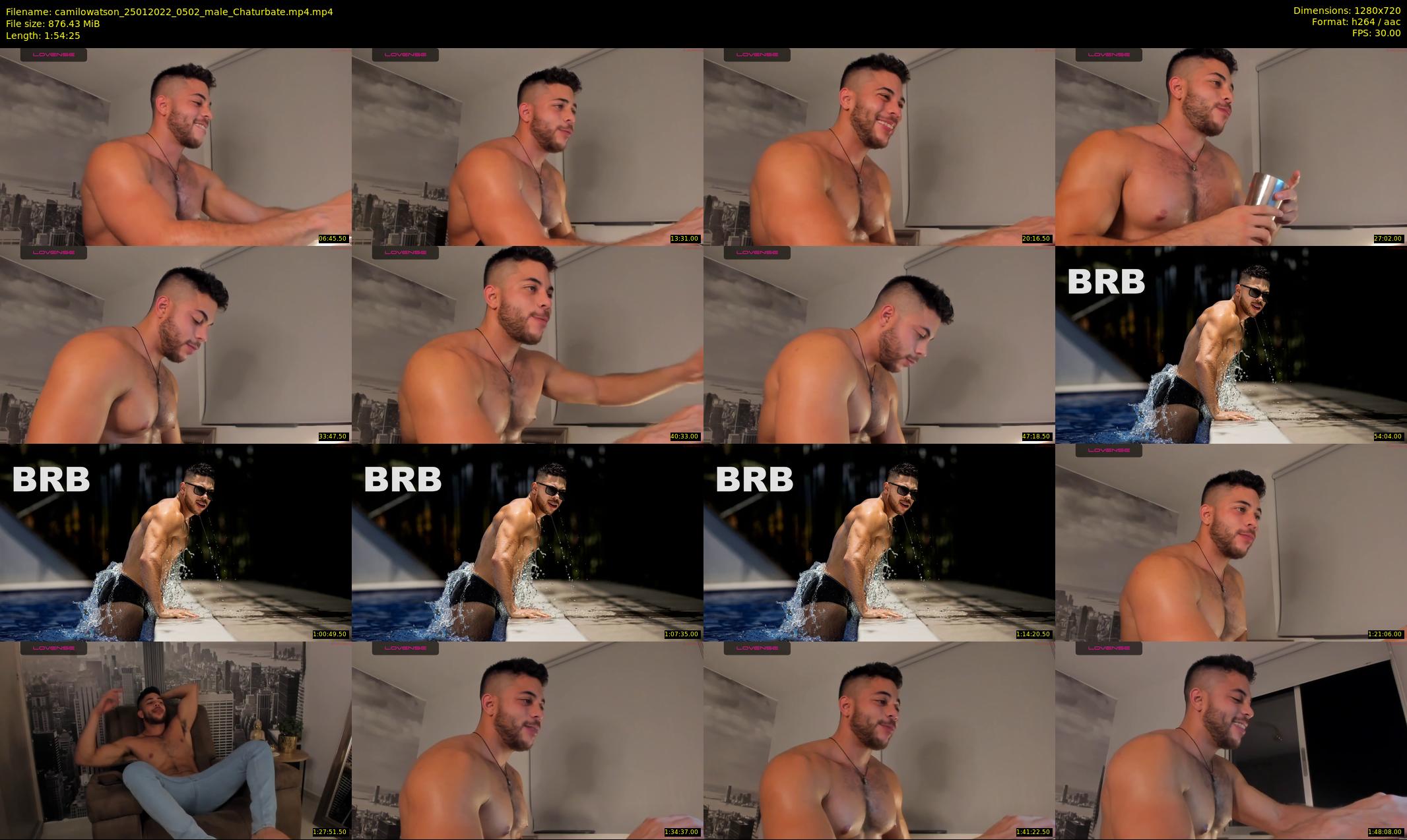 camilowatson — 115 minute Chaturbate male cam show recording, 720p, Jan 25, 2022