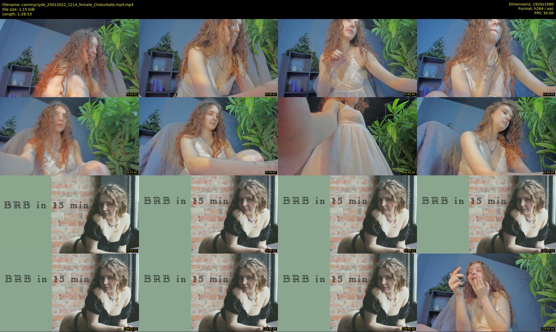 cammyclyde — 89 minute Chaturbate female cam show recording, 1080p, Jan 25, 2022