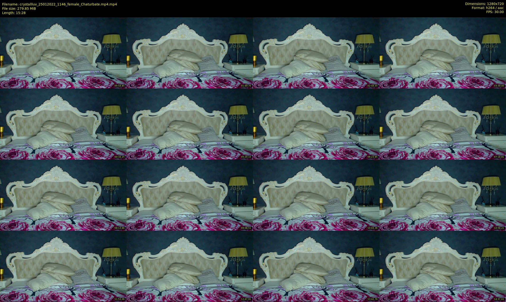 crystallluv — 16 minute Chaturbate female cam show recording, 720p, Jan 25, 2022
