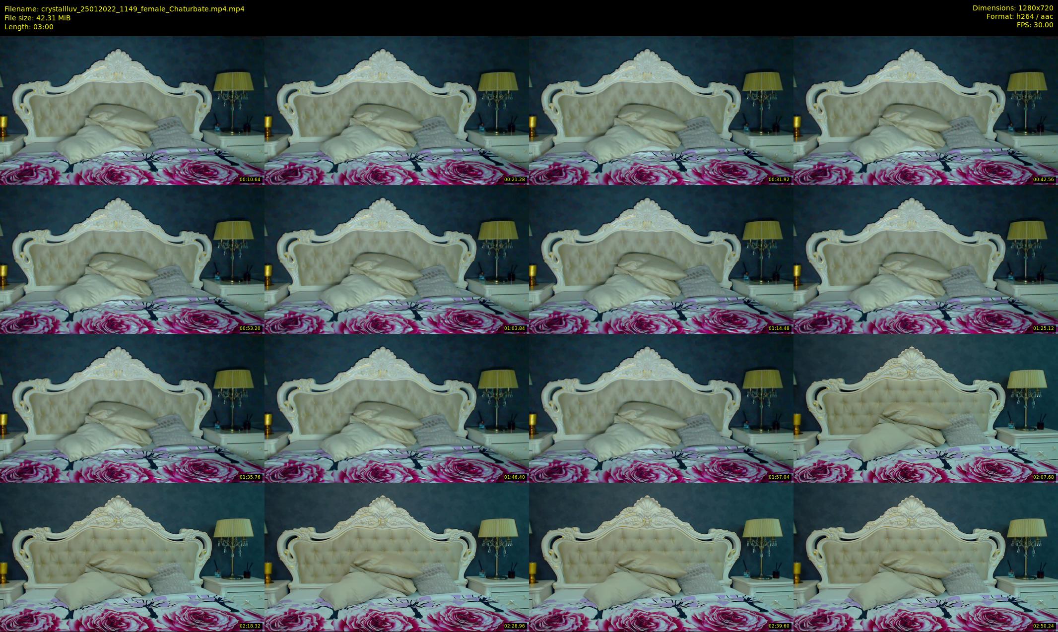 crystallluv — 3 minute Chaturbate female cam show recording, 720p, Jan 25, 2022