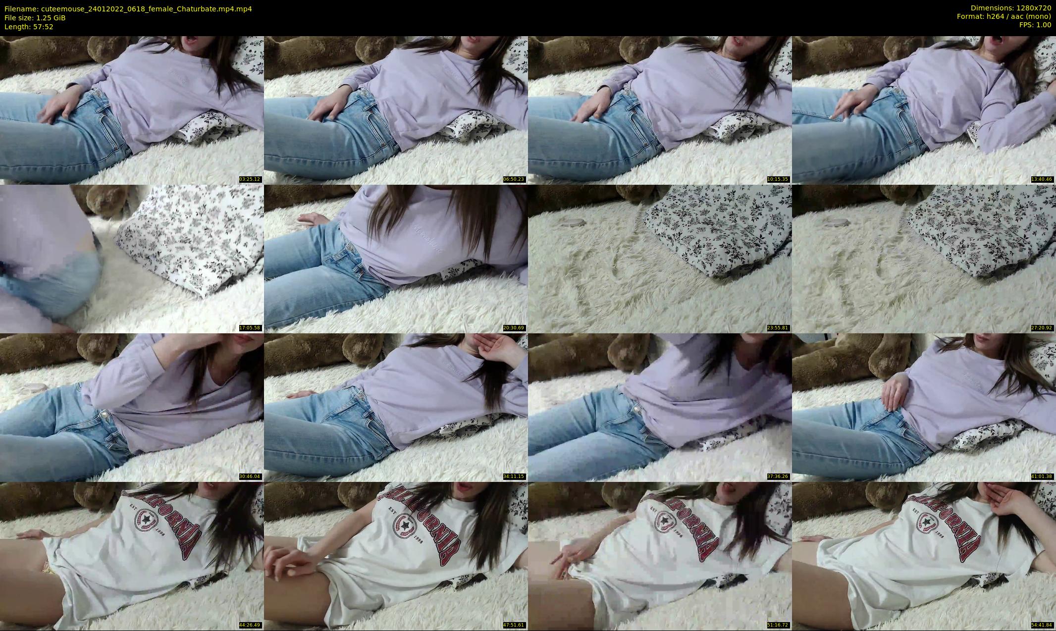cuteemouse — 58 minute Chaturbate female cam show recording, 720p, Jan 24, 2022