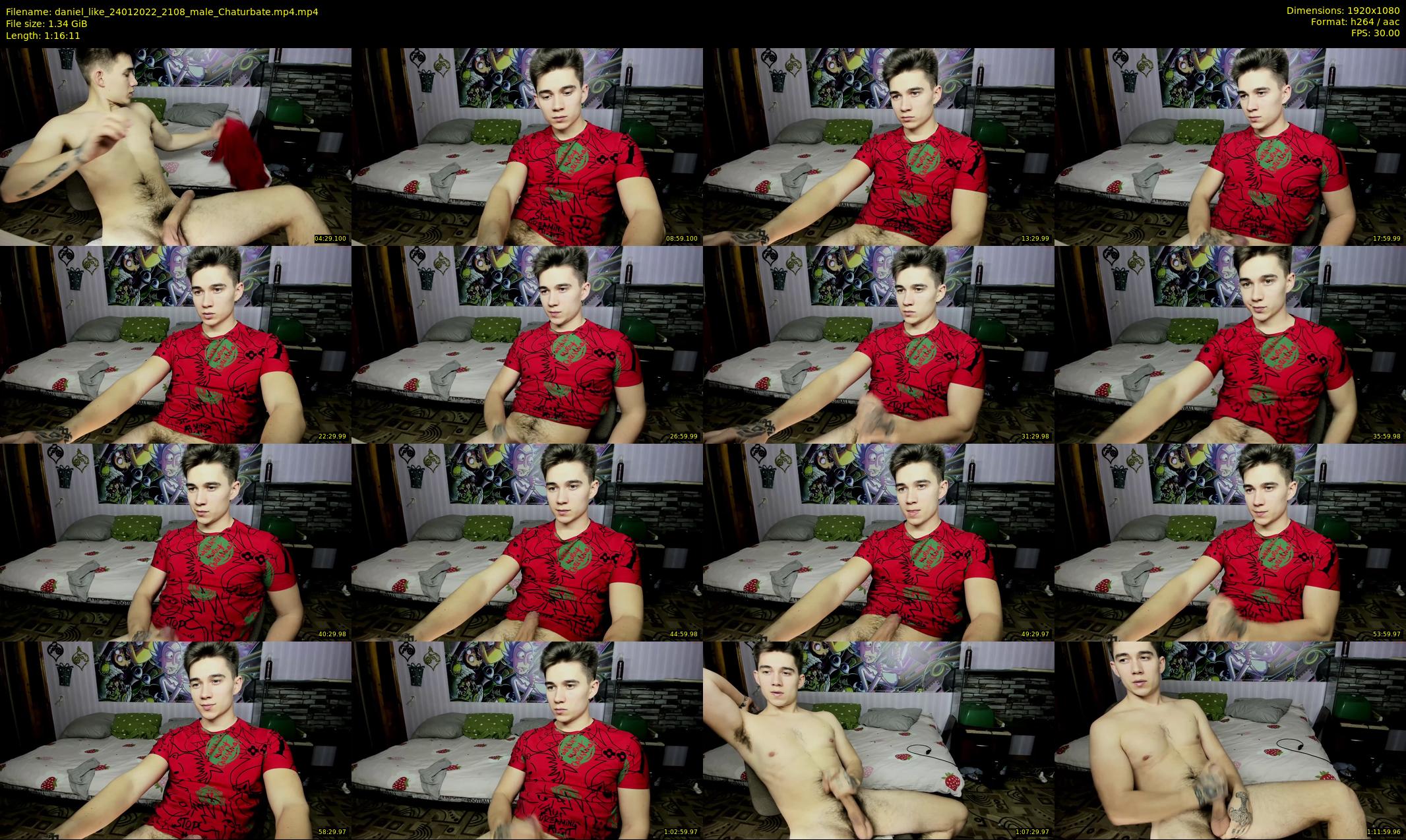 daniel_like — 77 minute Chaturbate male cam show recording, 1080p, Jan 24, 2022