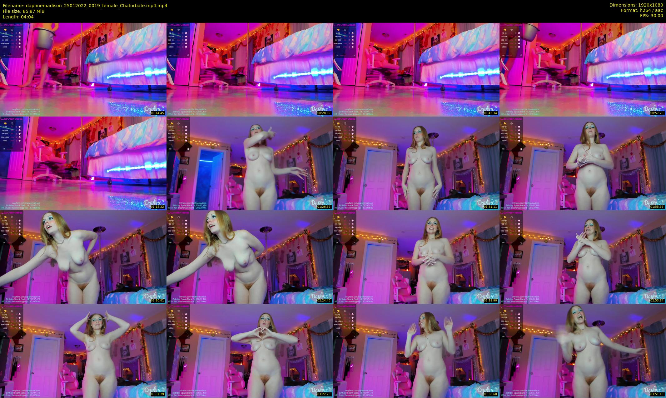 daphnemadison — 5 minute Chaturbate couple cam show recording, 1080p, Jan 25, 2022