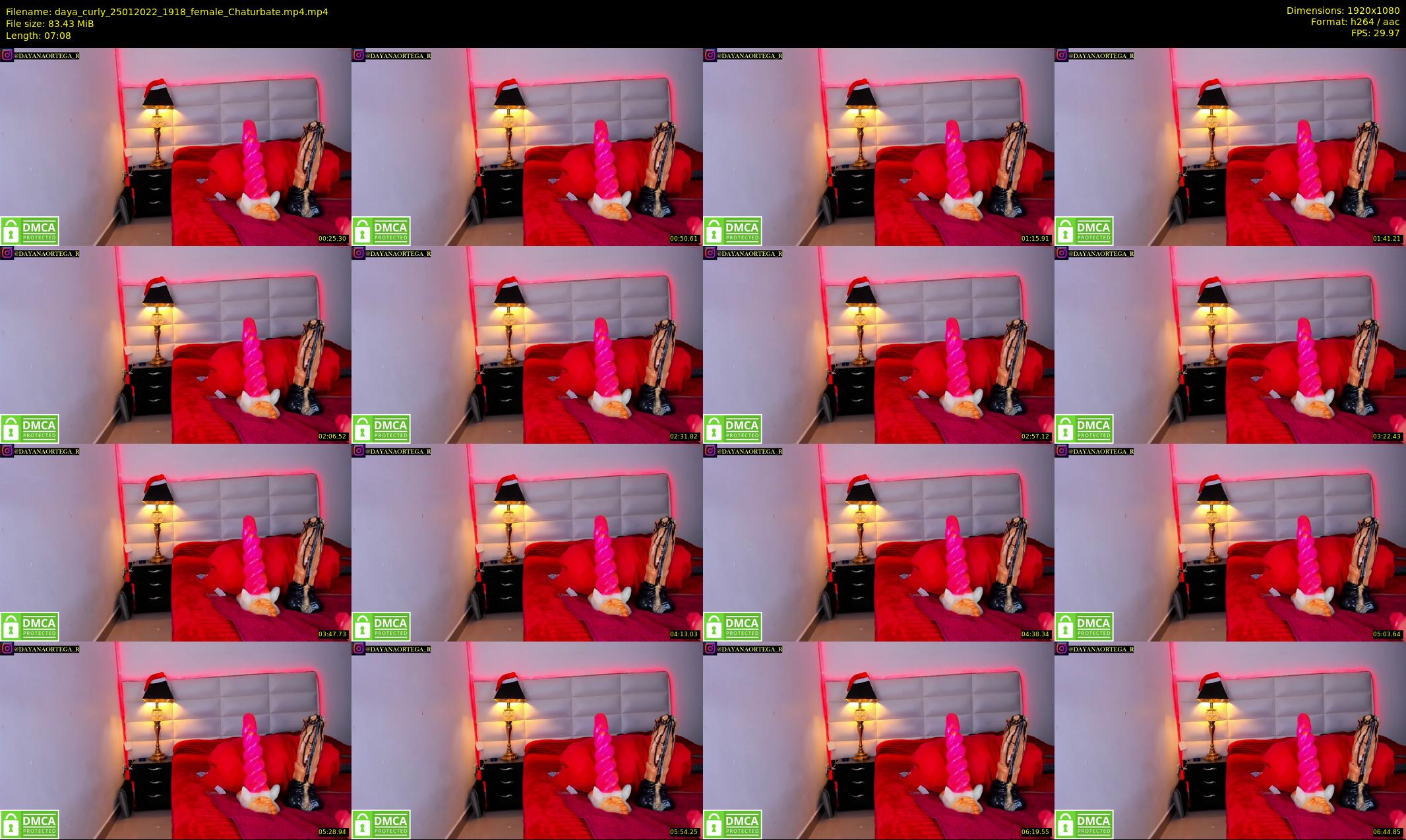 daya_curly — 8 minute Chaturbate female cam show recording, 1080p, Jan 25, 2022