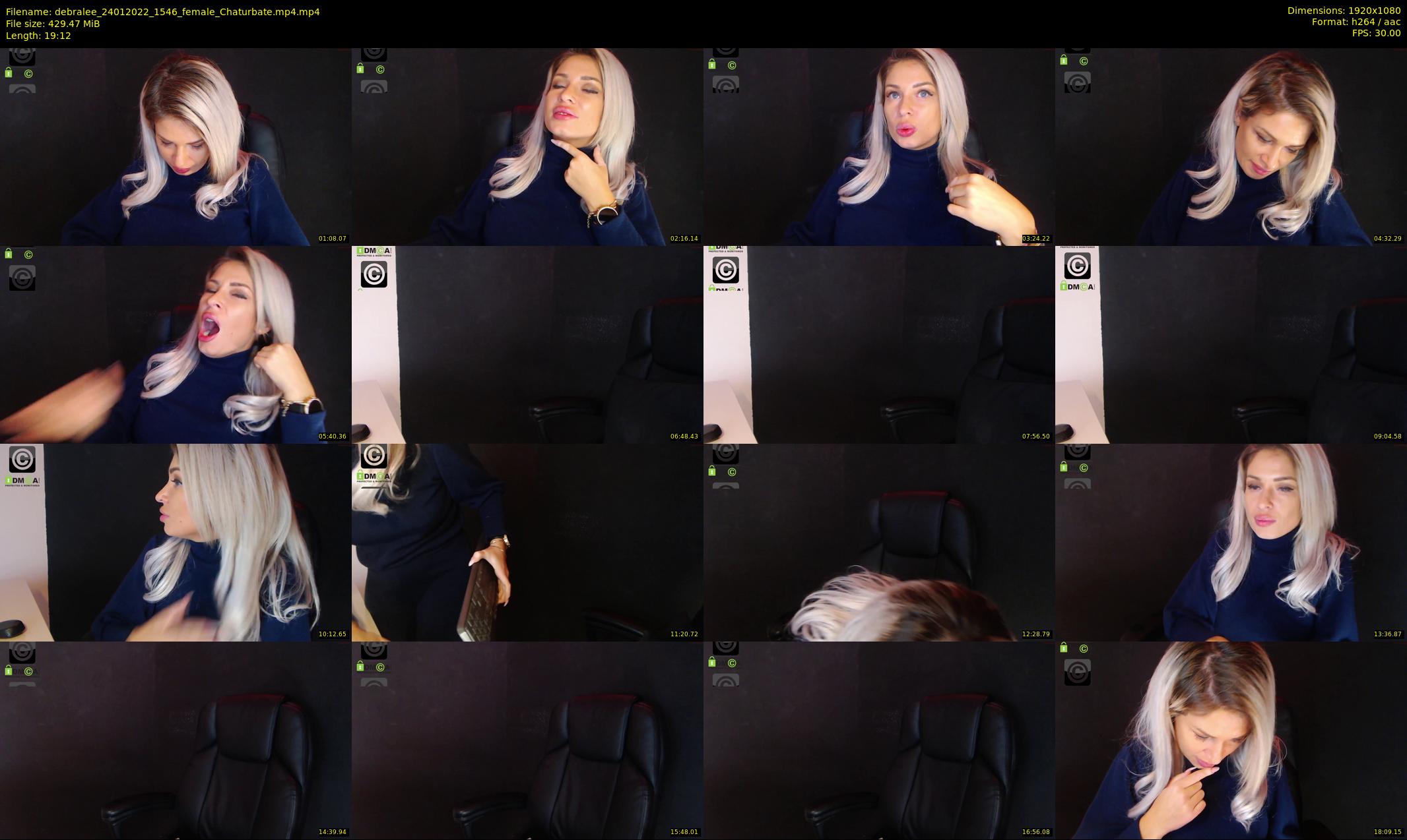 debralee — 20 minute Chaturbate female cam show recording, 1080p, Jan 24, 2022