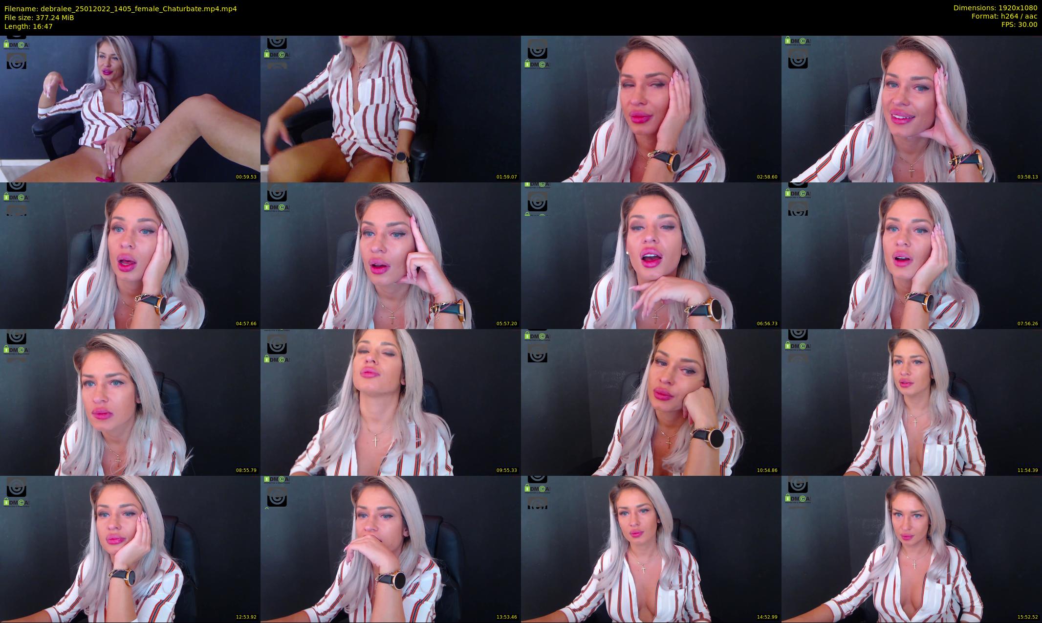 debralee — 17 minute Chaturbate female cam show recording, 1080p, Jan 25, 2022