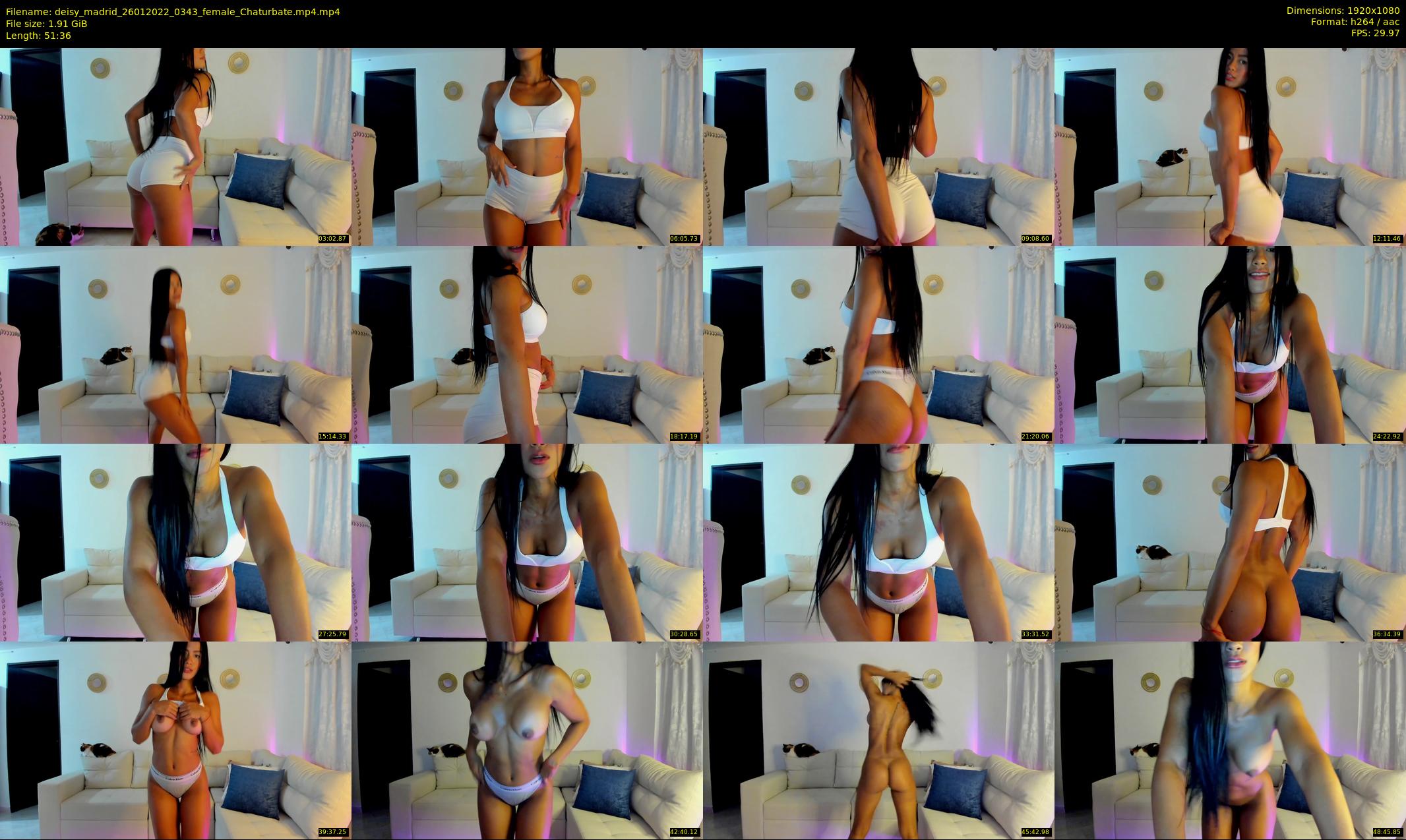 deisy_madrid — 52 minute Chaturbate female cam show recording, 1080p, Jan 26, 2022