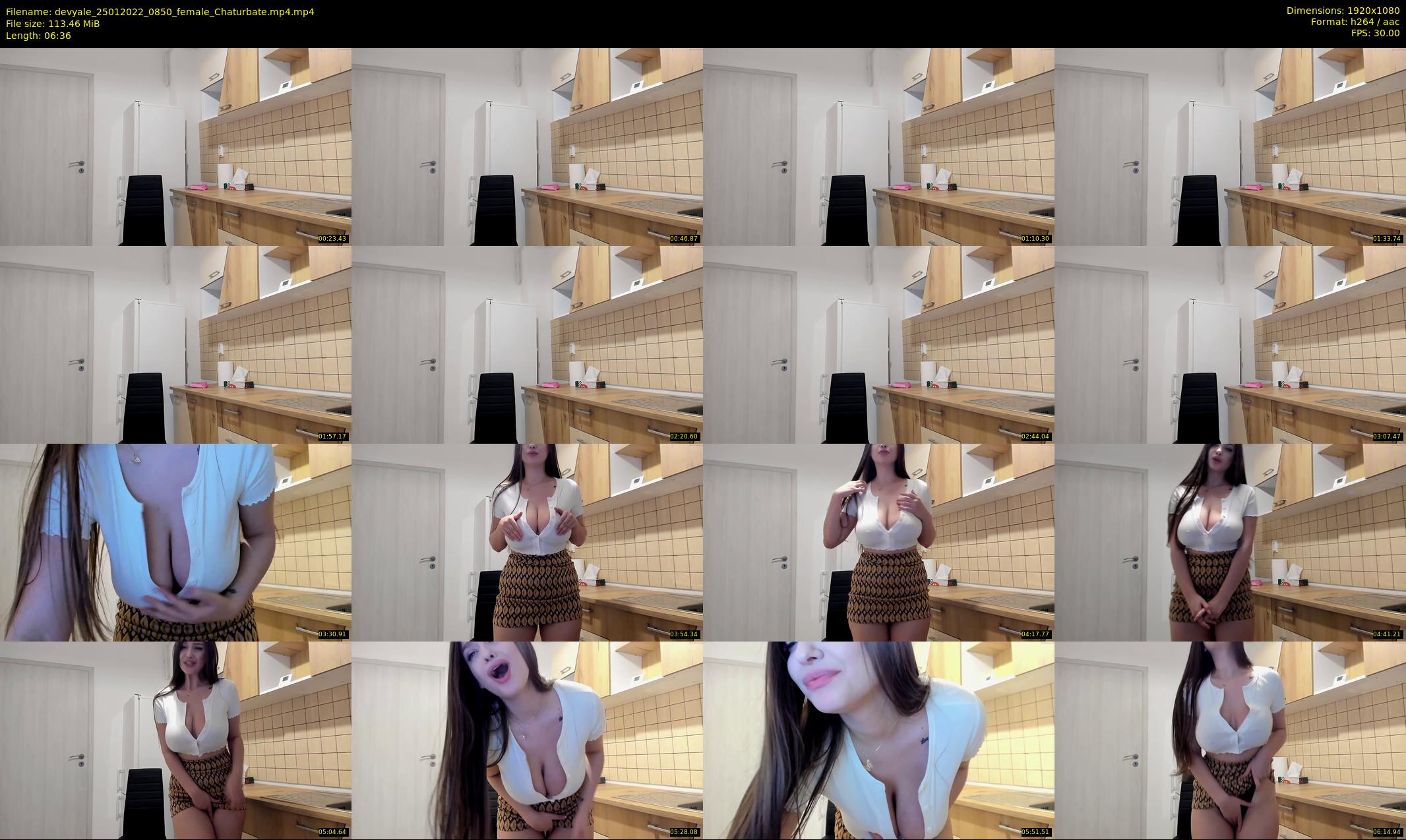 devyale — 7 minute Chaturbate female cam show recording, 1080p, Jan 25, 2022