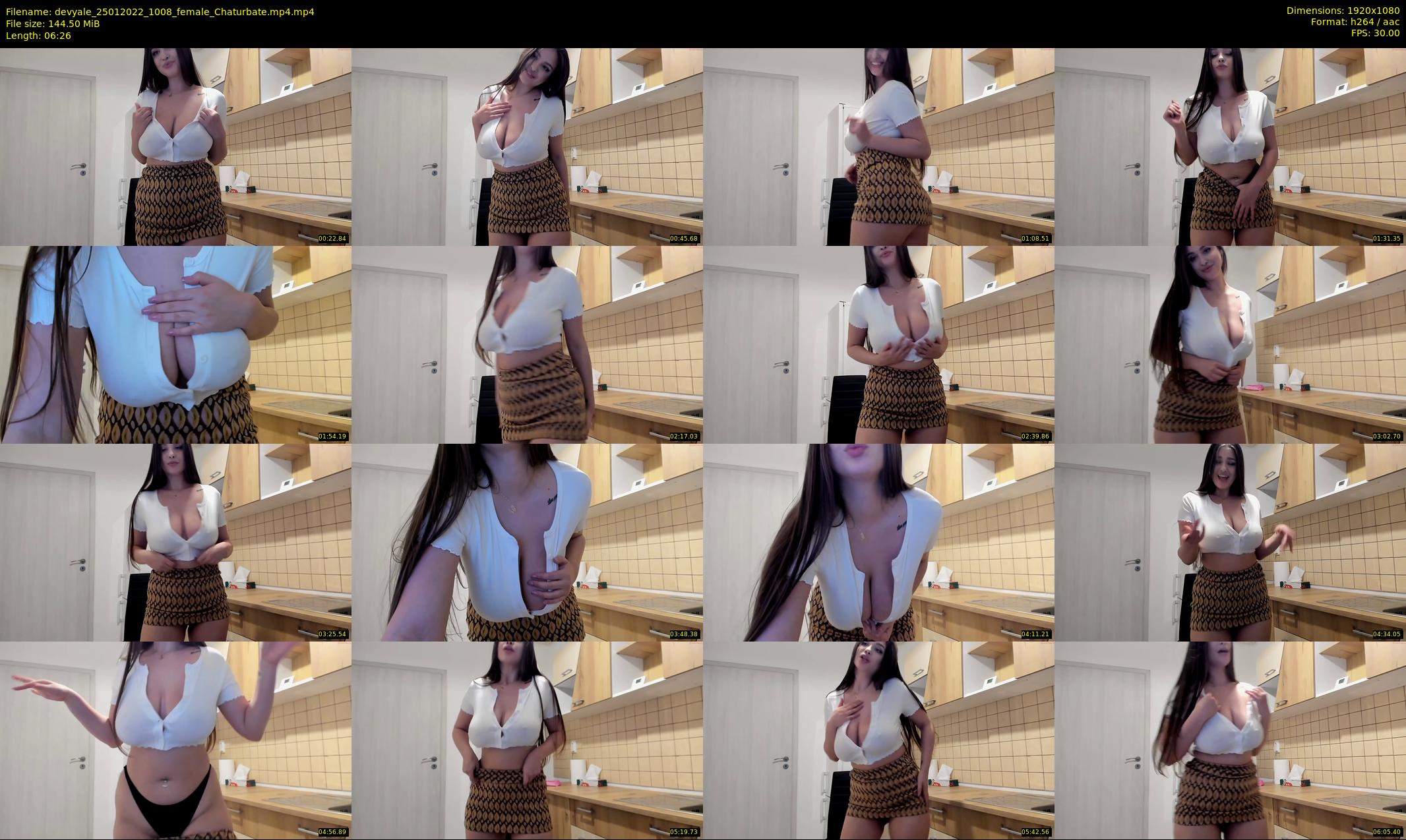 devyale — 7 minute Chaturbate female cam show recording, 1080p, Jan 25, 2022