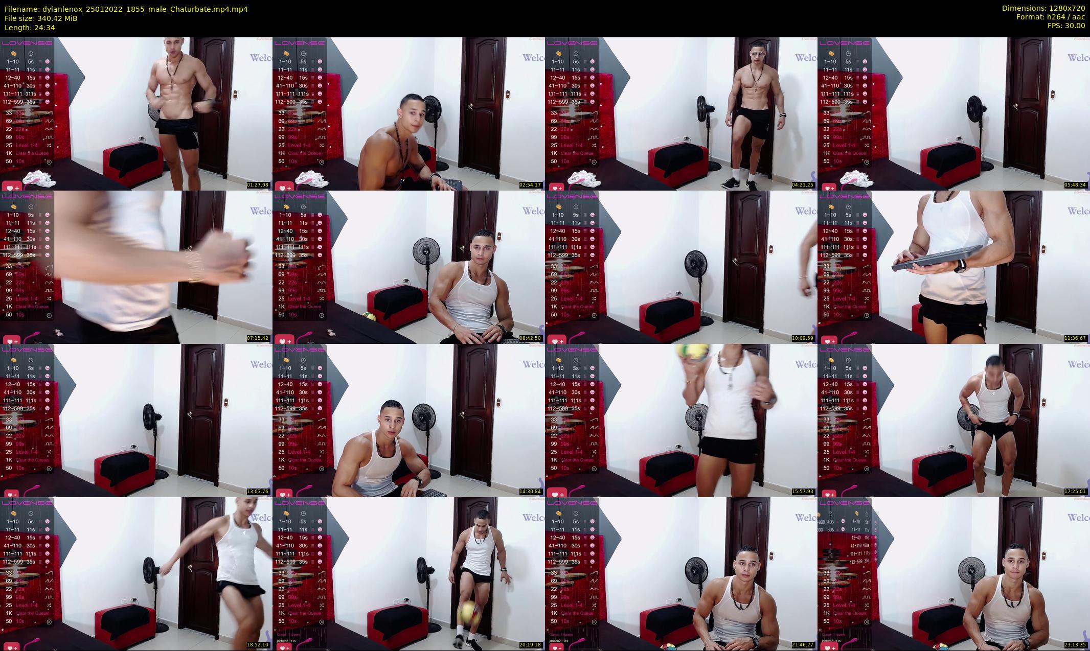 dylanlenox — 25 minute Chaturbate male cam show recording, 720p, Jan 25, 2022