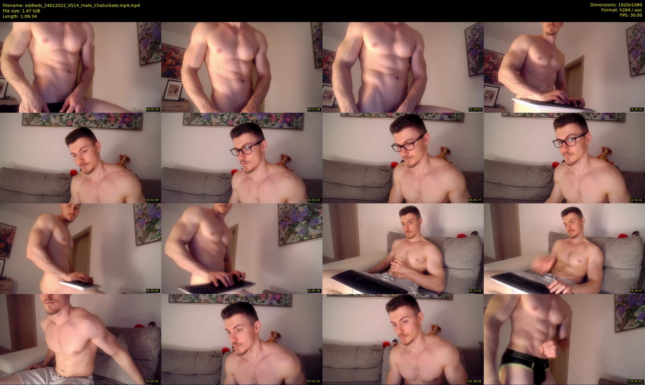 eddieds — 70 minute Chaturbate male cam show recording, 1080p, Jan 24, 2022